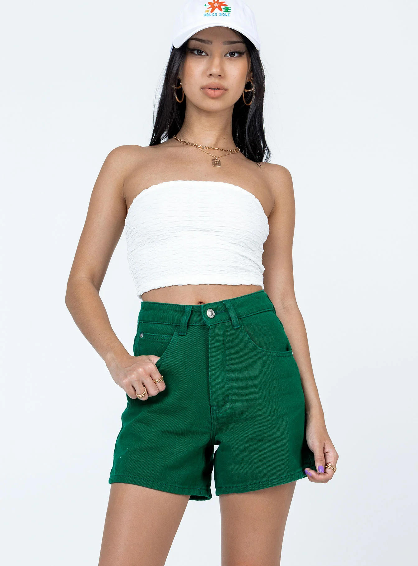 The Swalla Shorts Dark Green