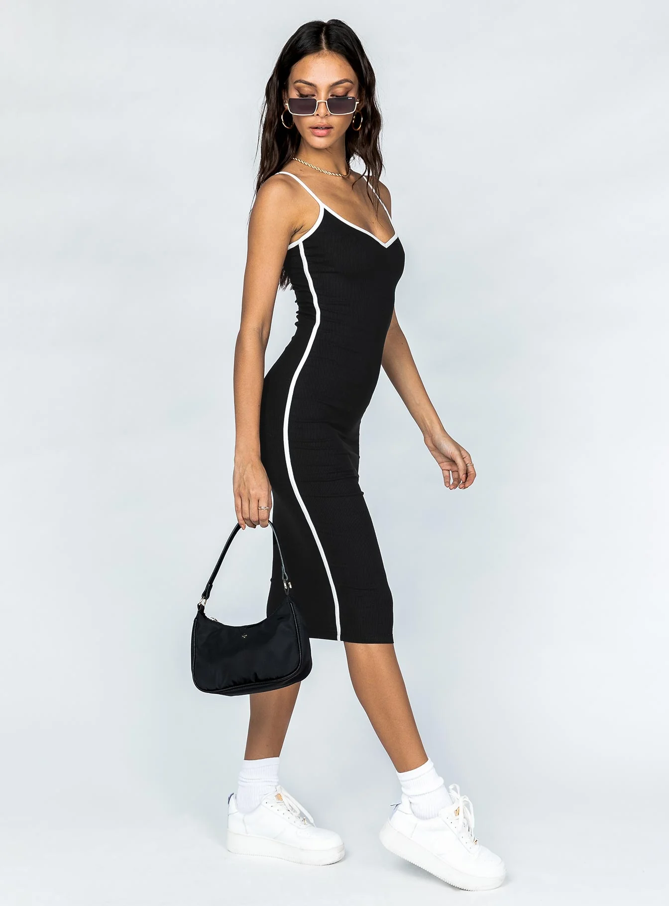 Arabellae Midi Dress Black