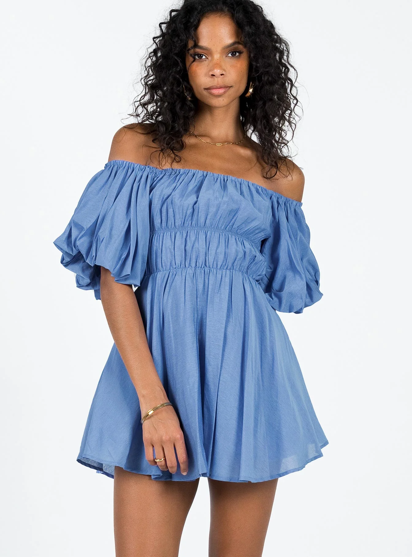 Halton Mini Dress Blue