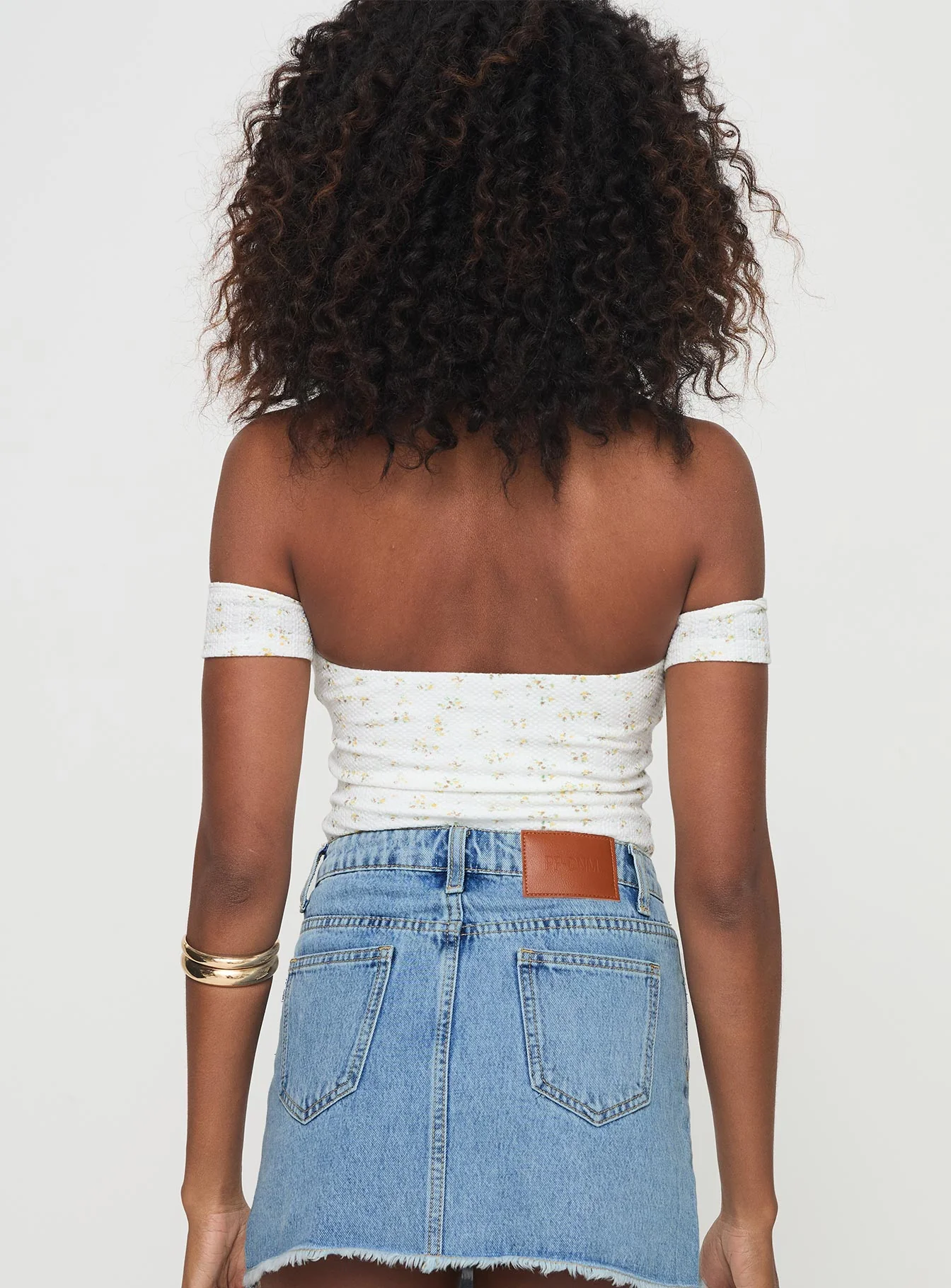 Ezrah Bodysuit White Floral