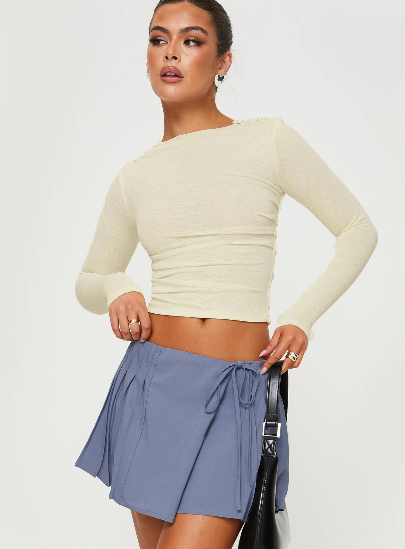 Luvinia Long Sleeve Top Cream