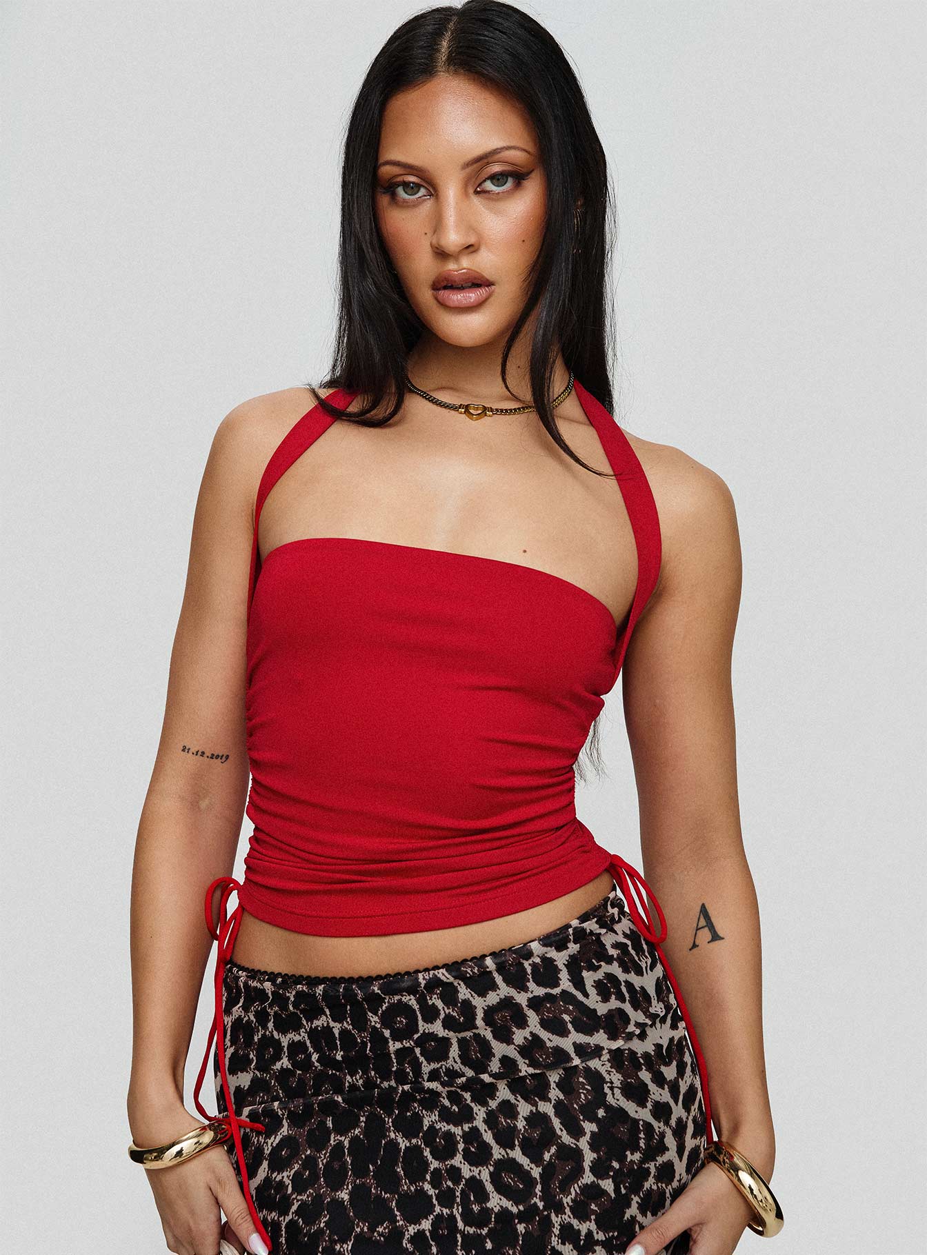 Late Night Talking Top Red