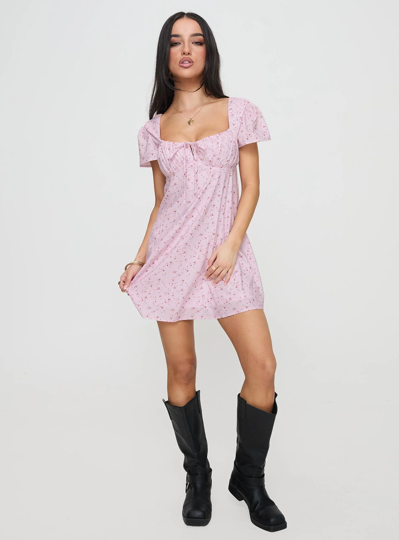 Jaxton Mini Dress Pink Multi