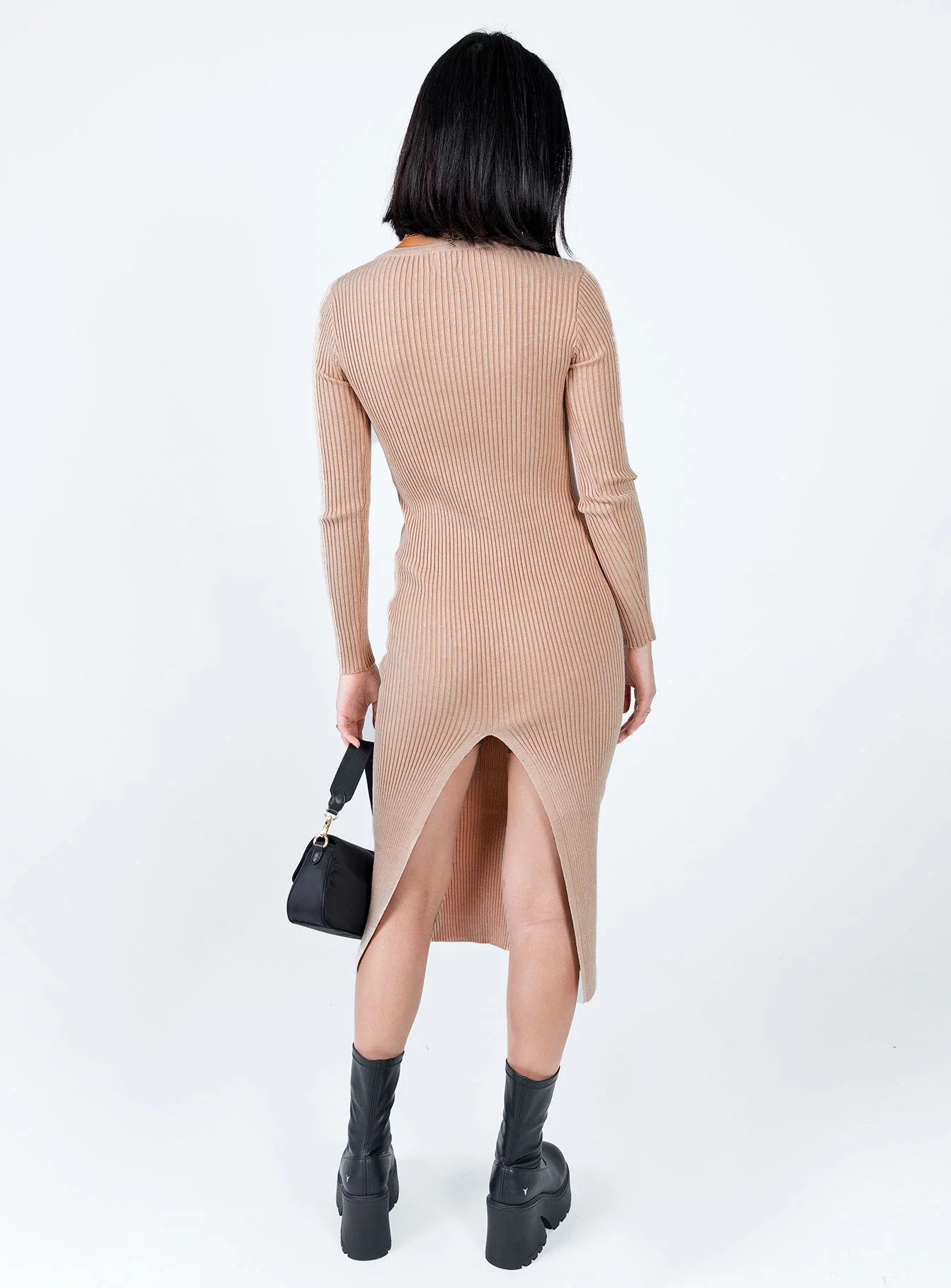 Tiarnie Midi Dress Beige