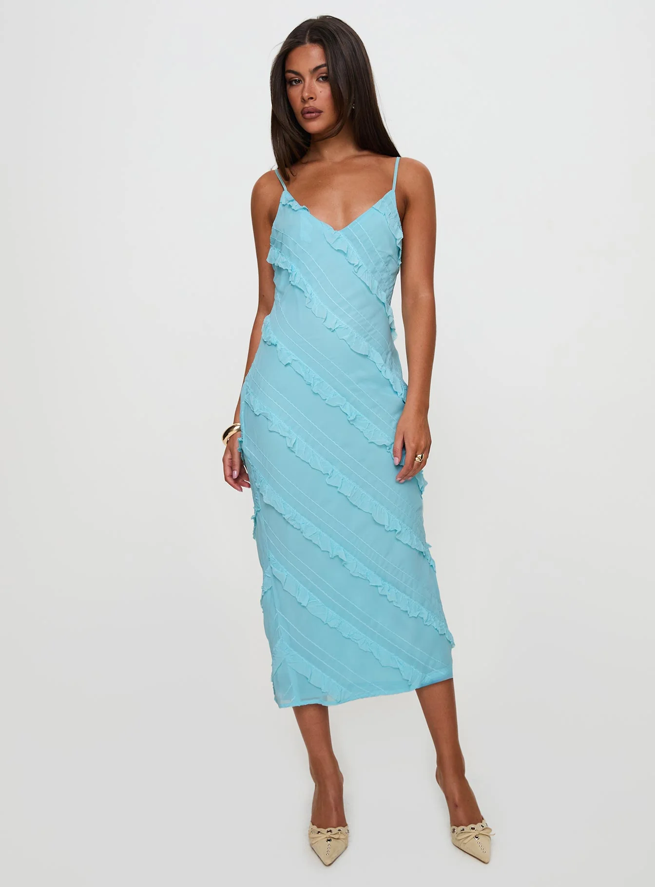 Lars Maxi Dress Turquoise