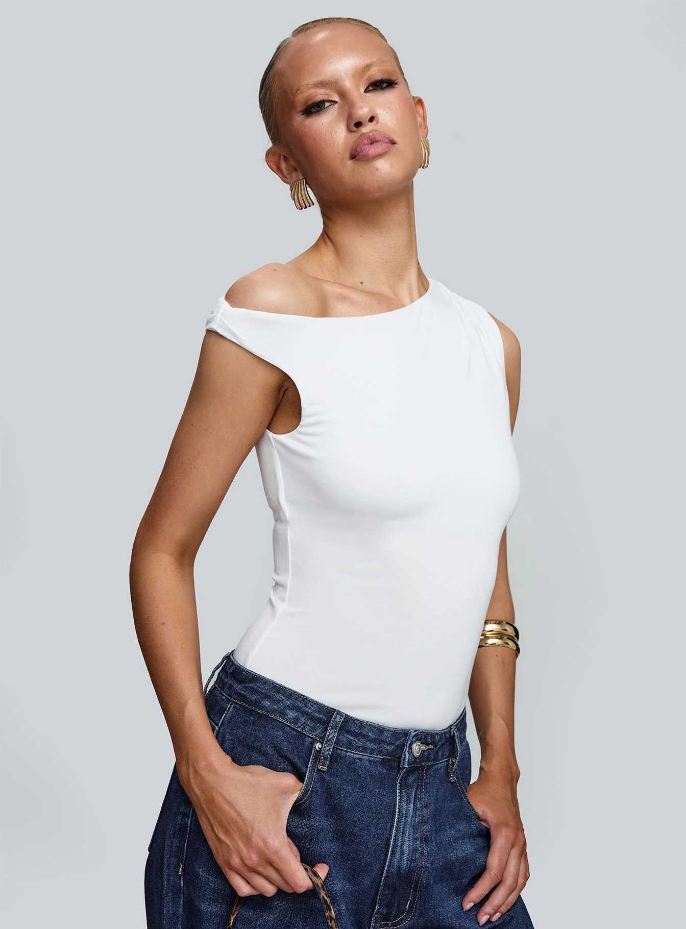 Miyako Bodysuit White