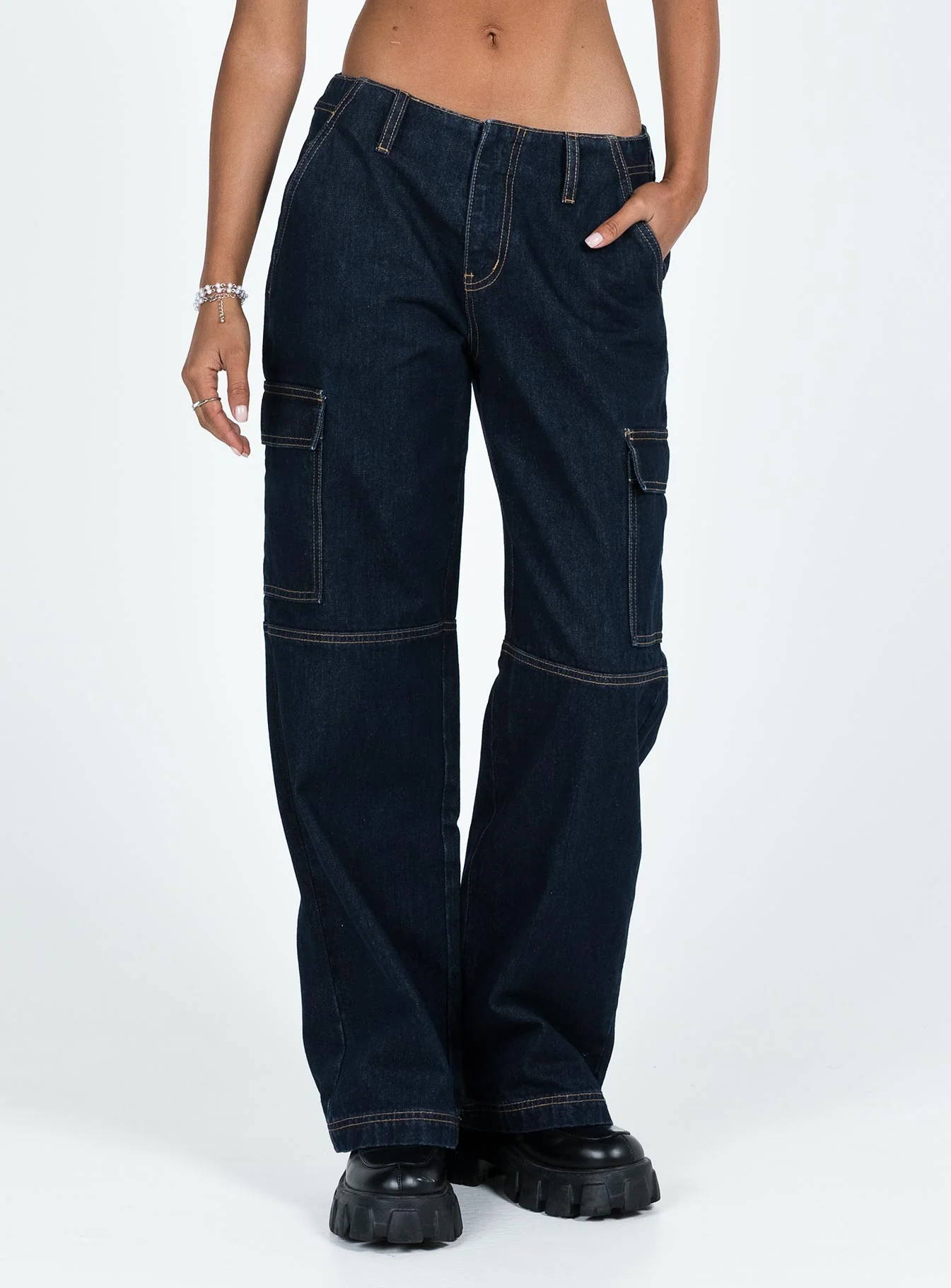 Tatini Low Rise Denim Jean Indigo