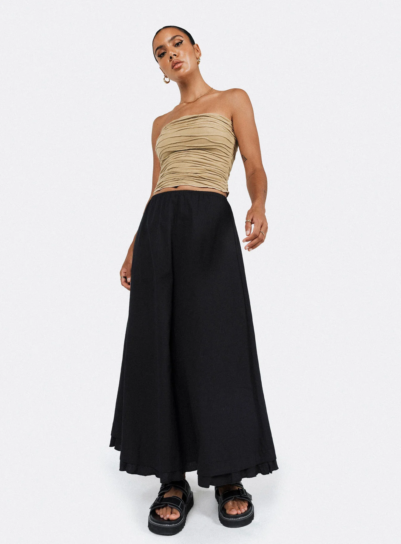 Empress Of Love Maxi Skirt Black