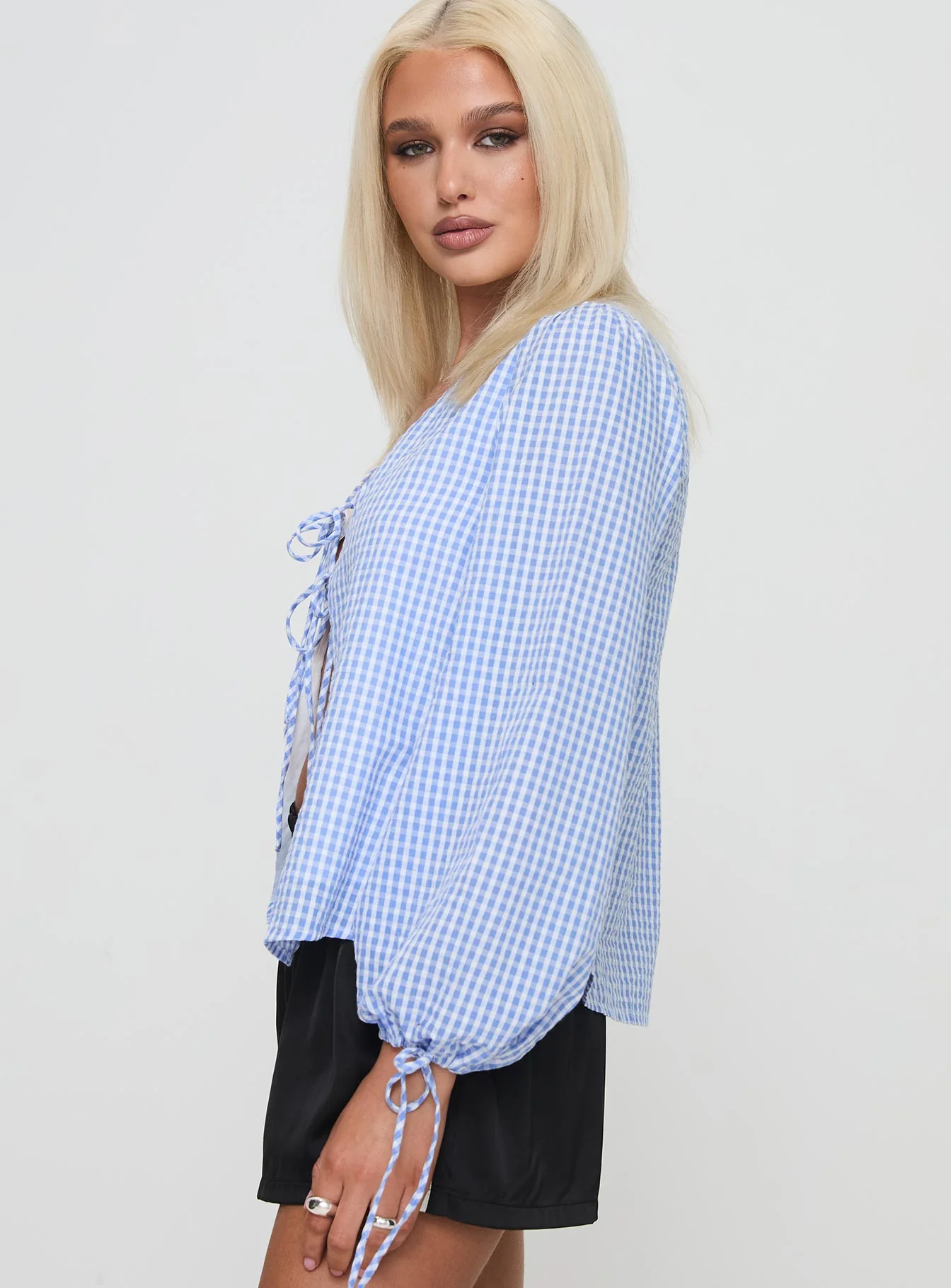 Slide Away Top Blue