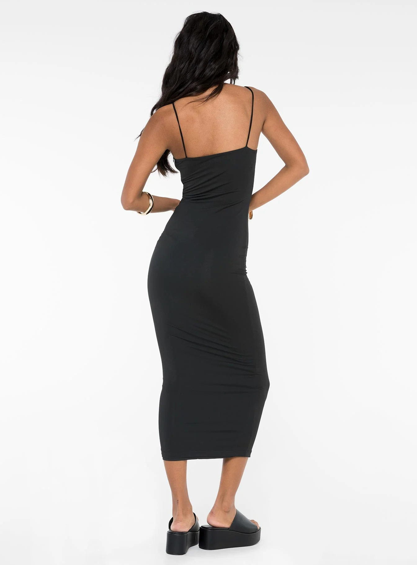 Rigano Midi Dress Black