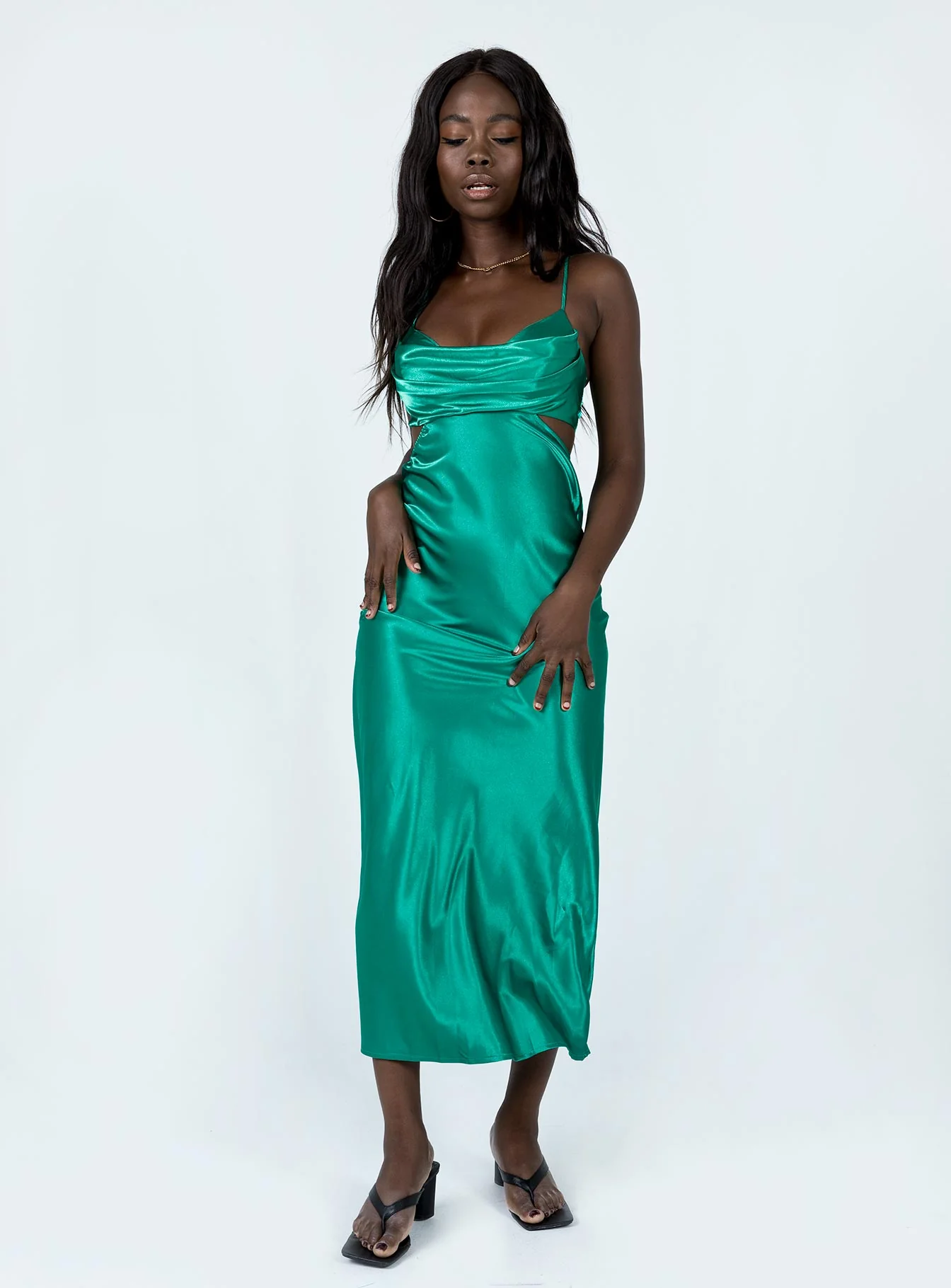 Giselle Midi Dress Green