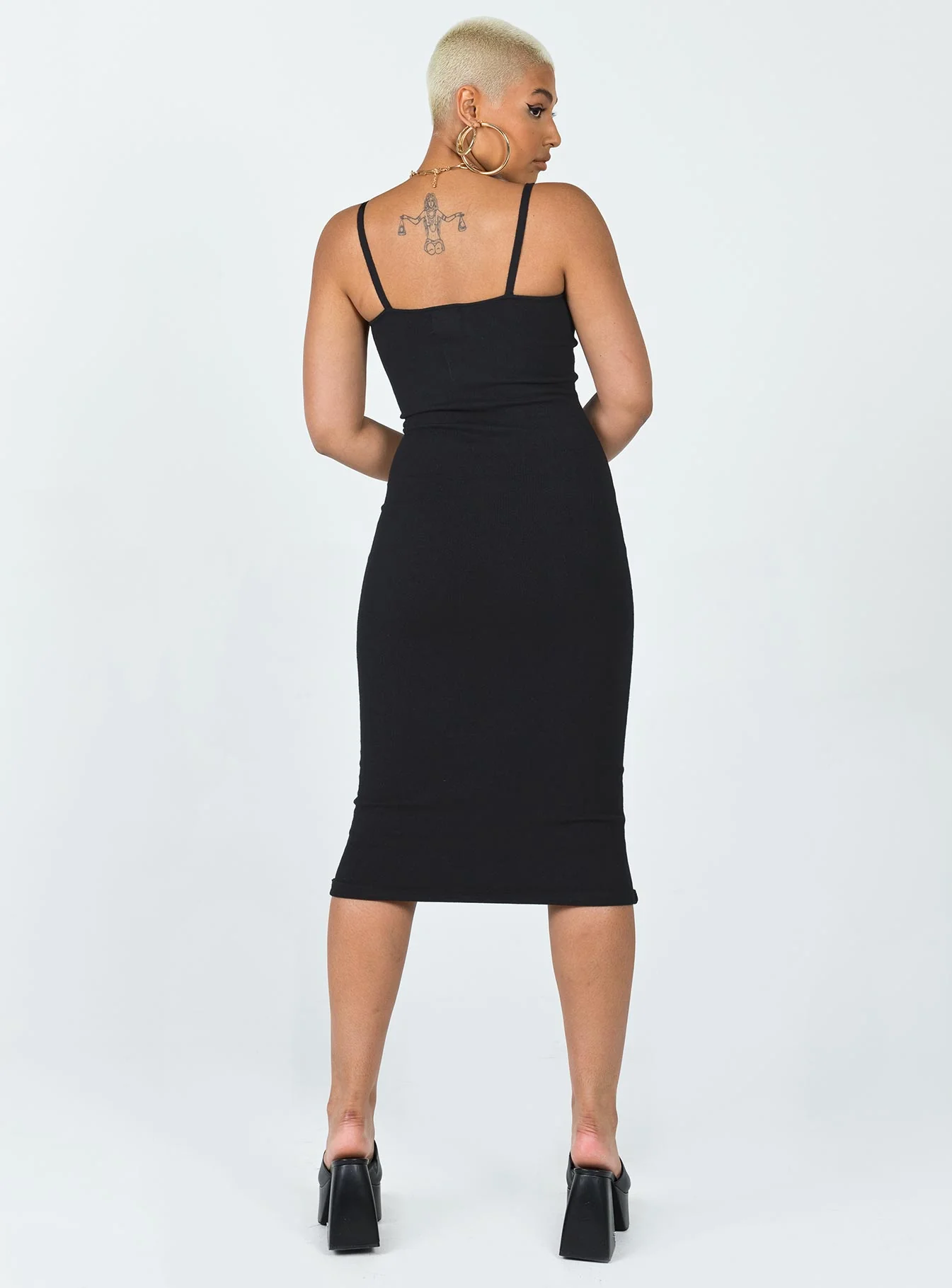 Kena Midi Dress Black