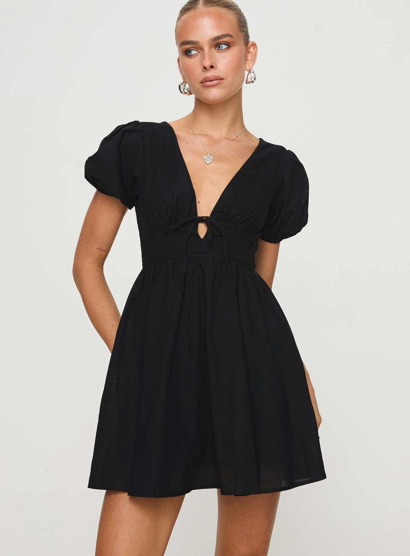 Raleigh Mini Dress Black