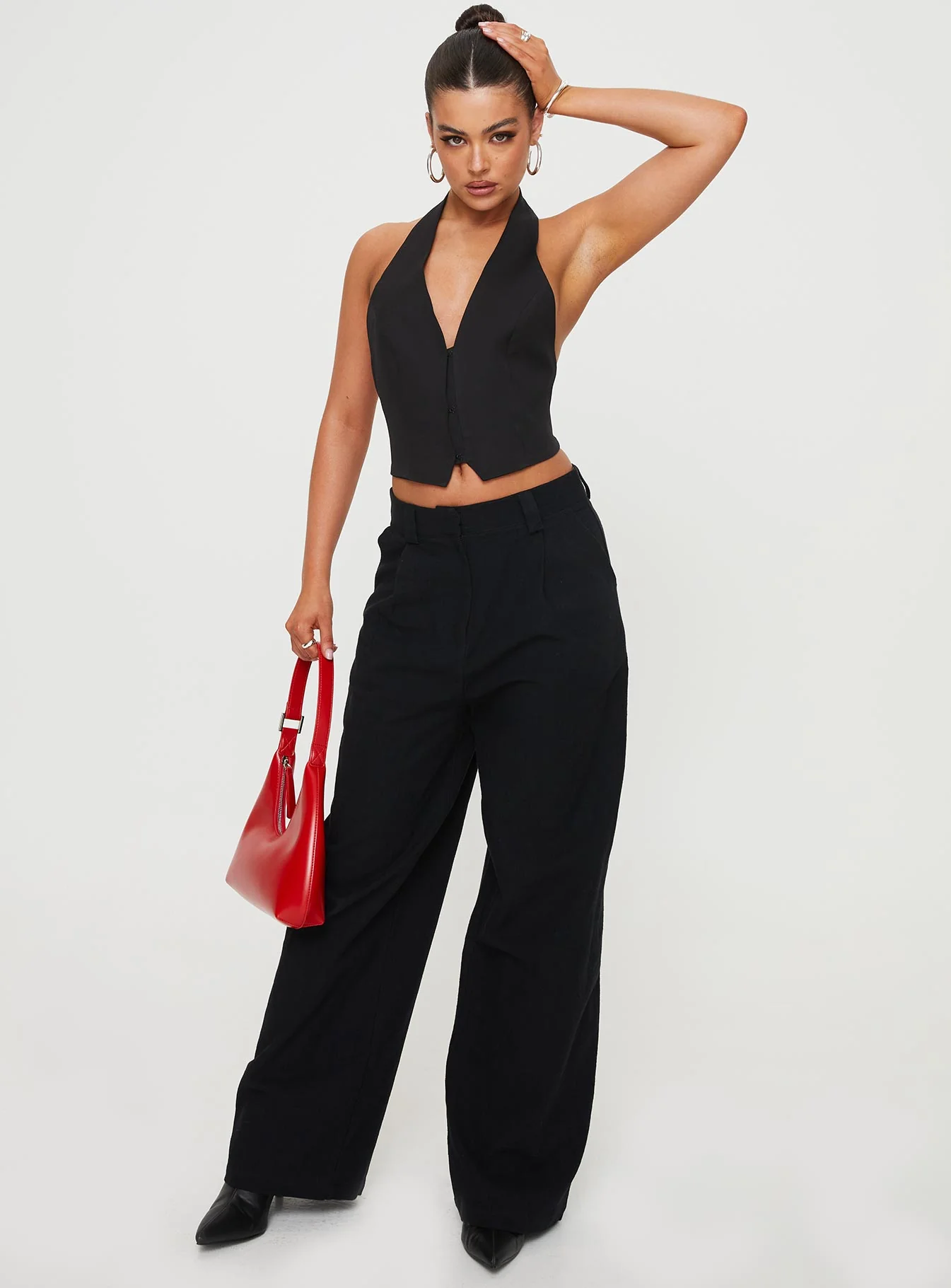 Je Suis Halter Top Onyx