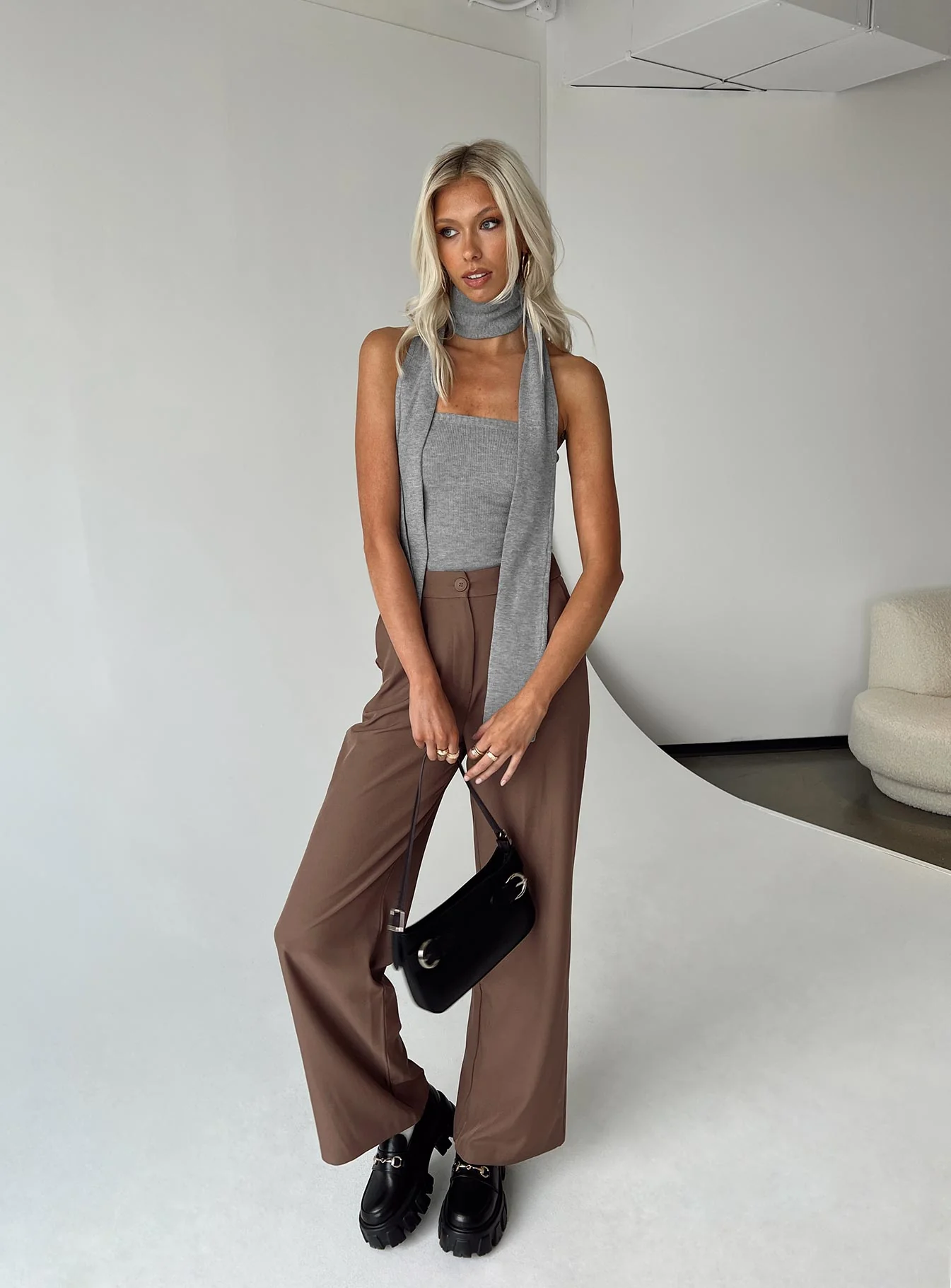 Archer Pants Brown Eco Tall