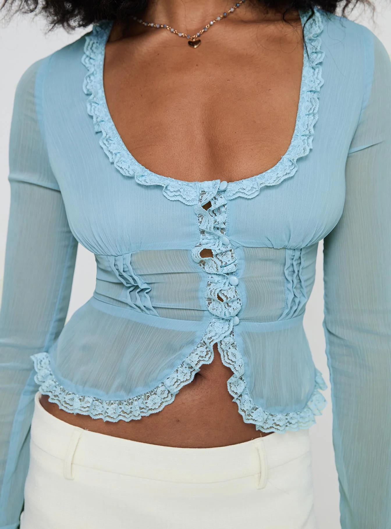 Guillet Long Sleeve Top Blue