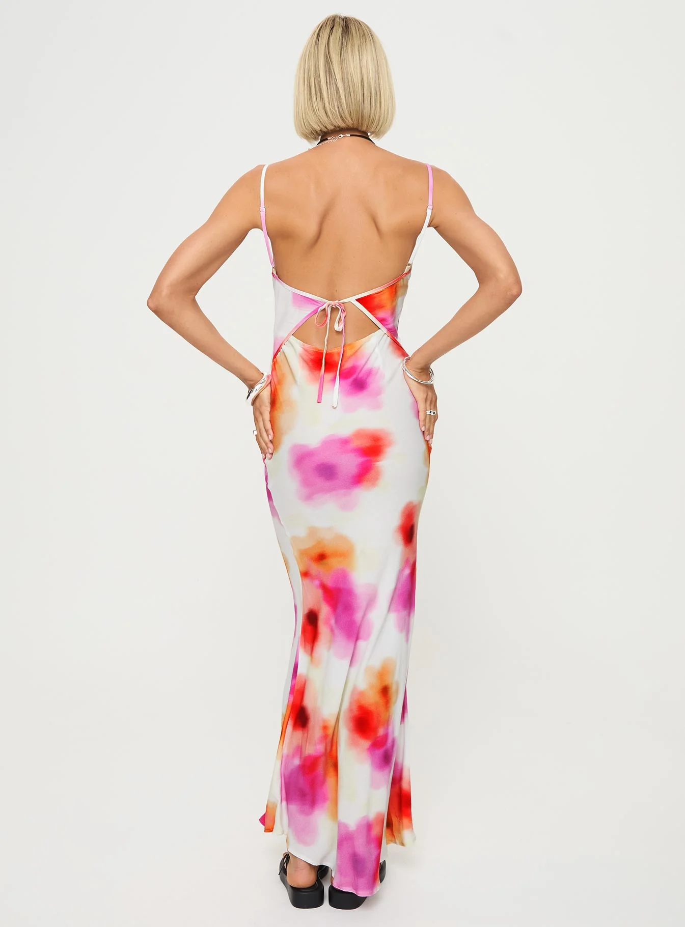 Luncheon Maxi Dress Pink Multi