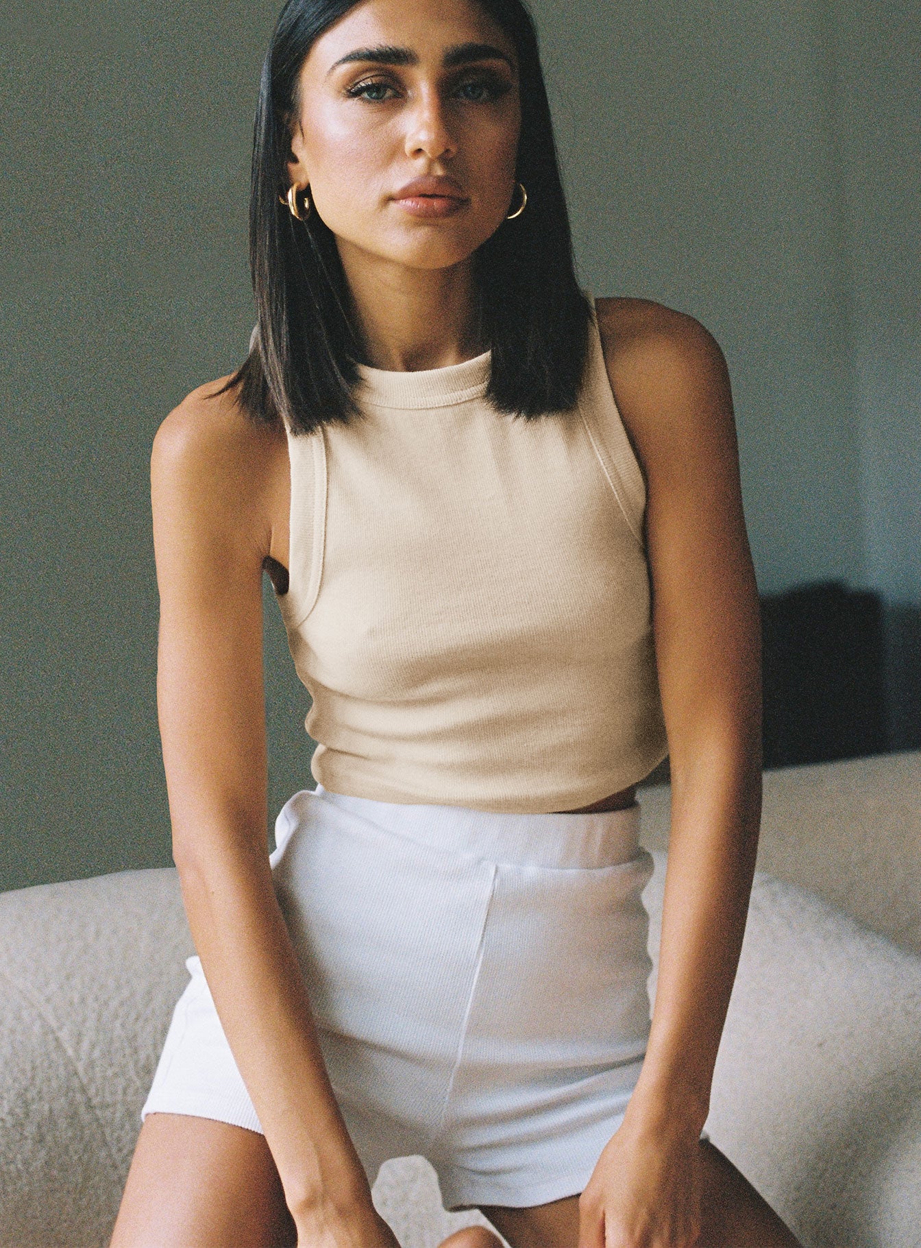 Bailey Bike Short White