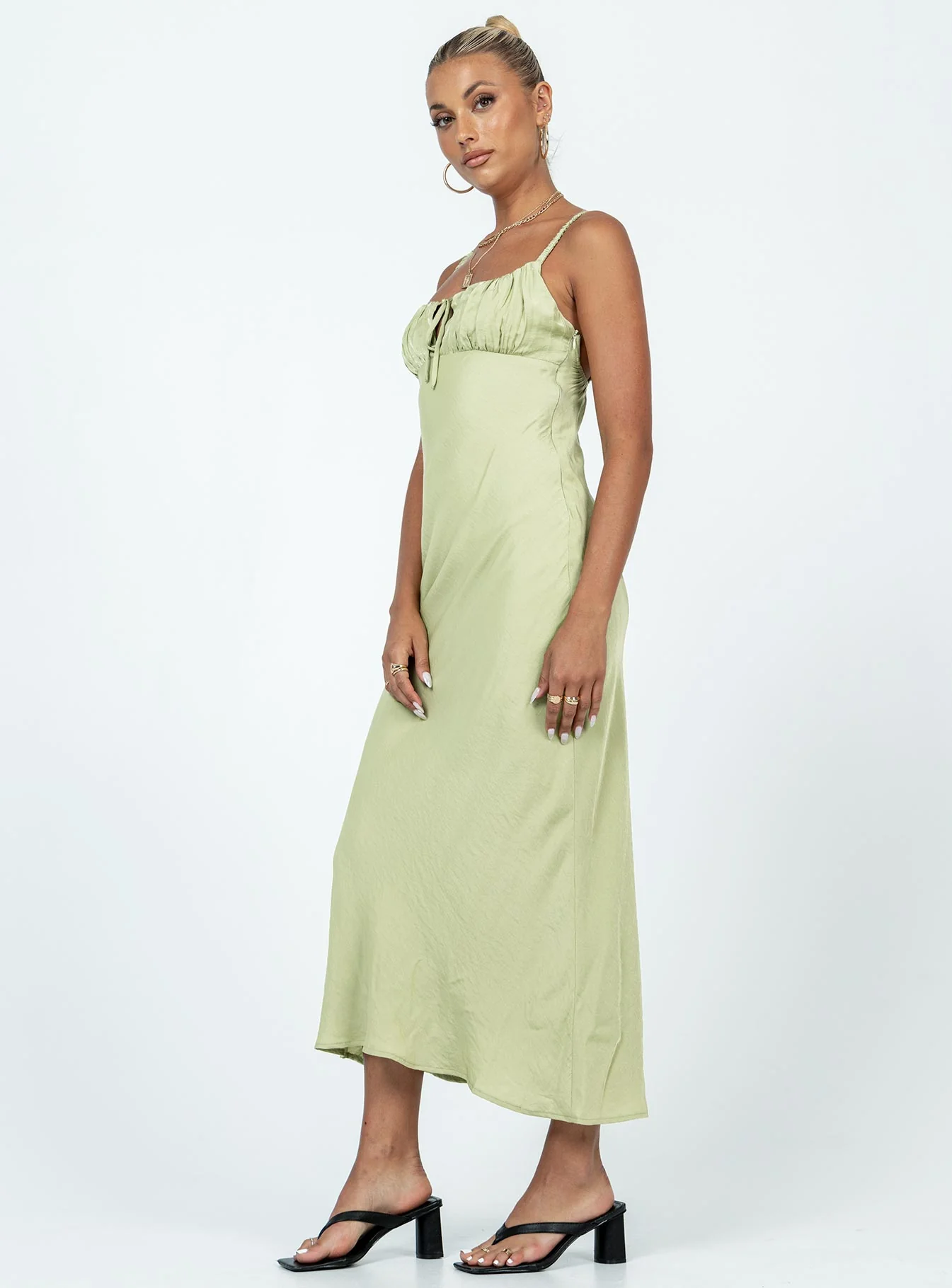 Nicoleta Midi Dress Green