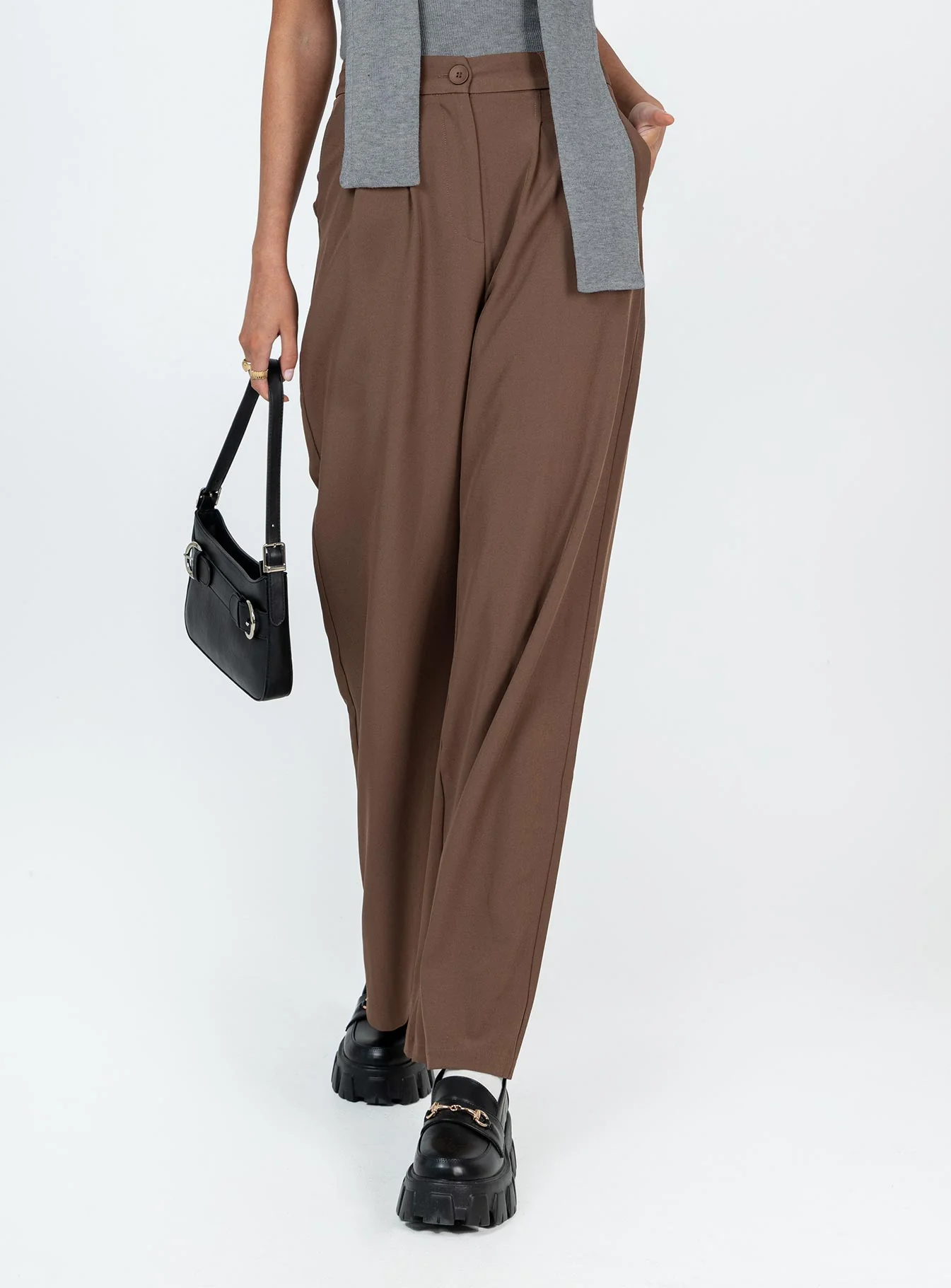 Archer Pants Brown Eco Tall