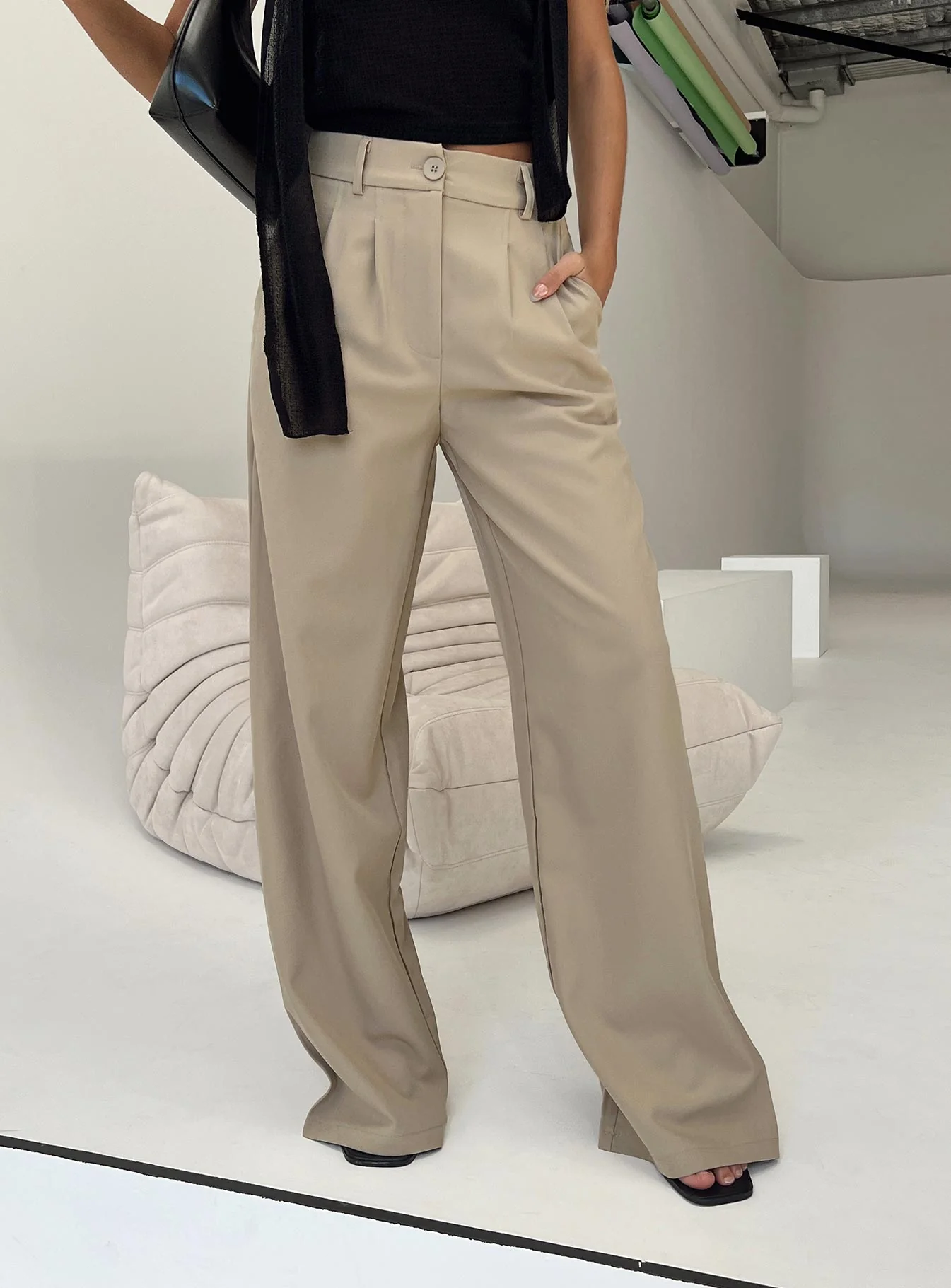 Archer Pants Taupe Eco Tall