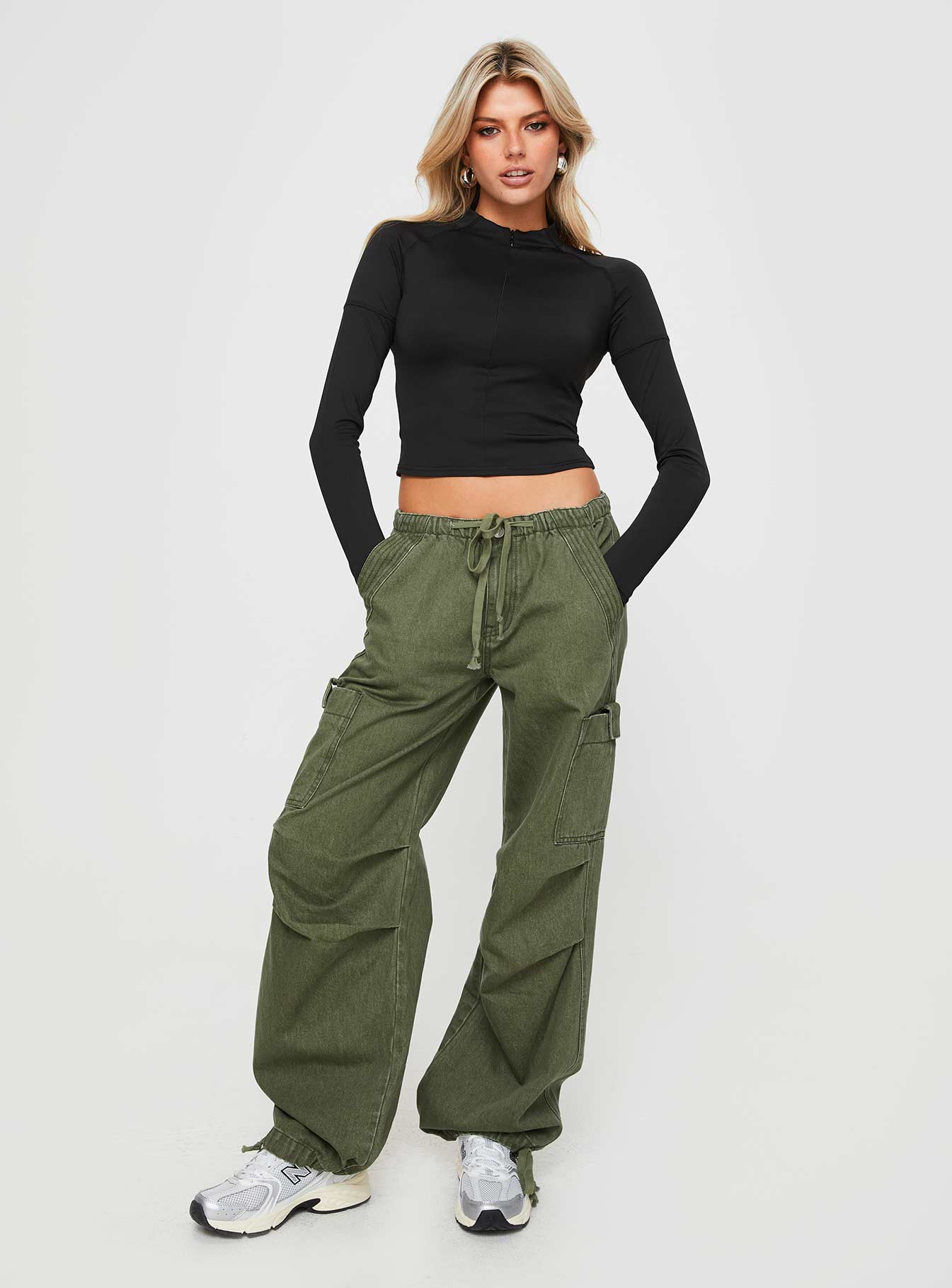 Crussi Long Sleeve Top Black