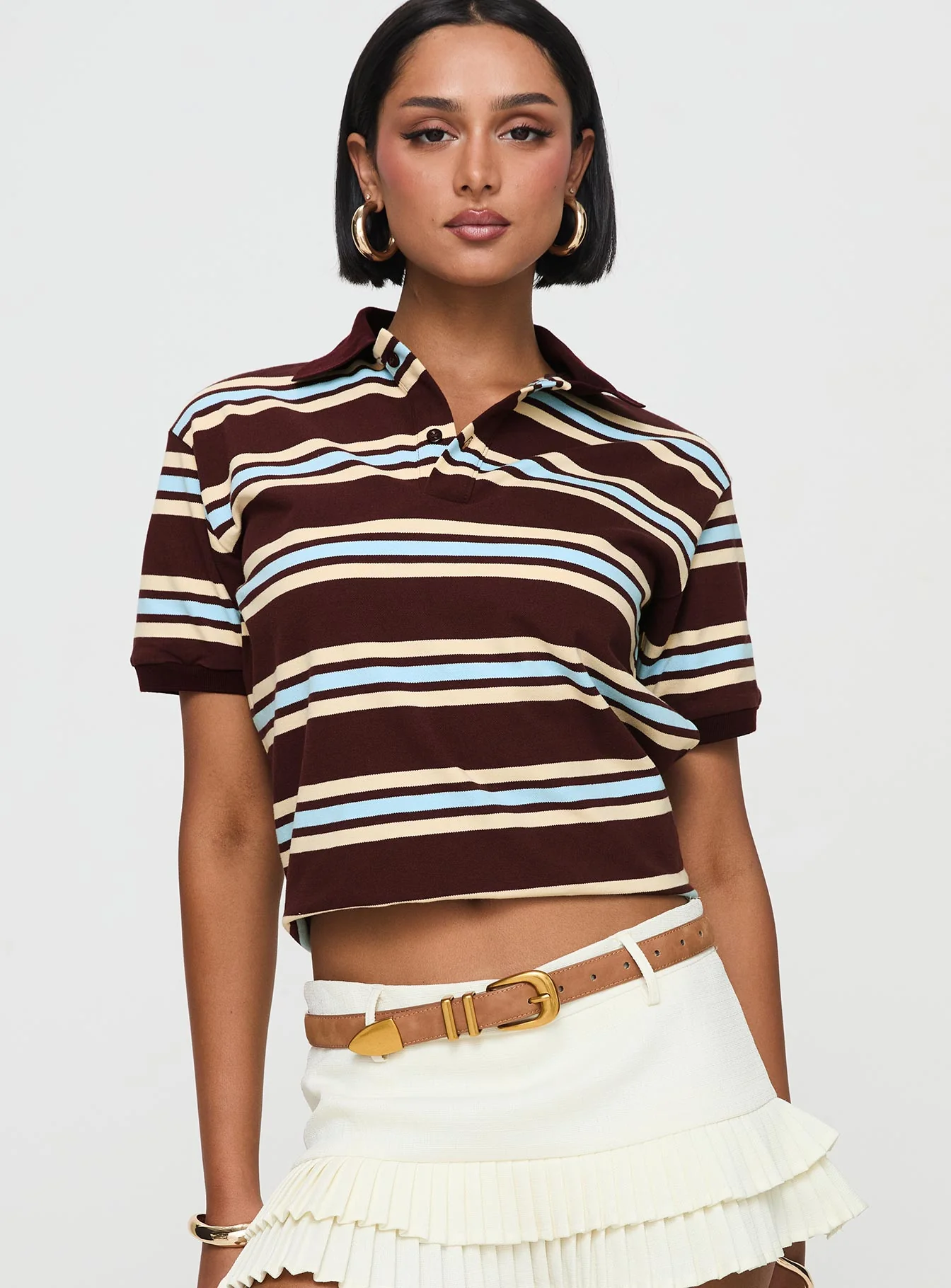 Leisure Polo Chocolate Multi