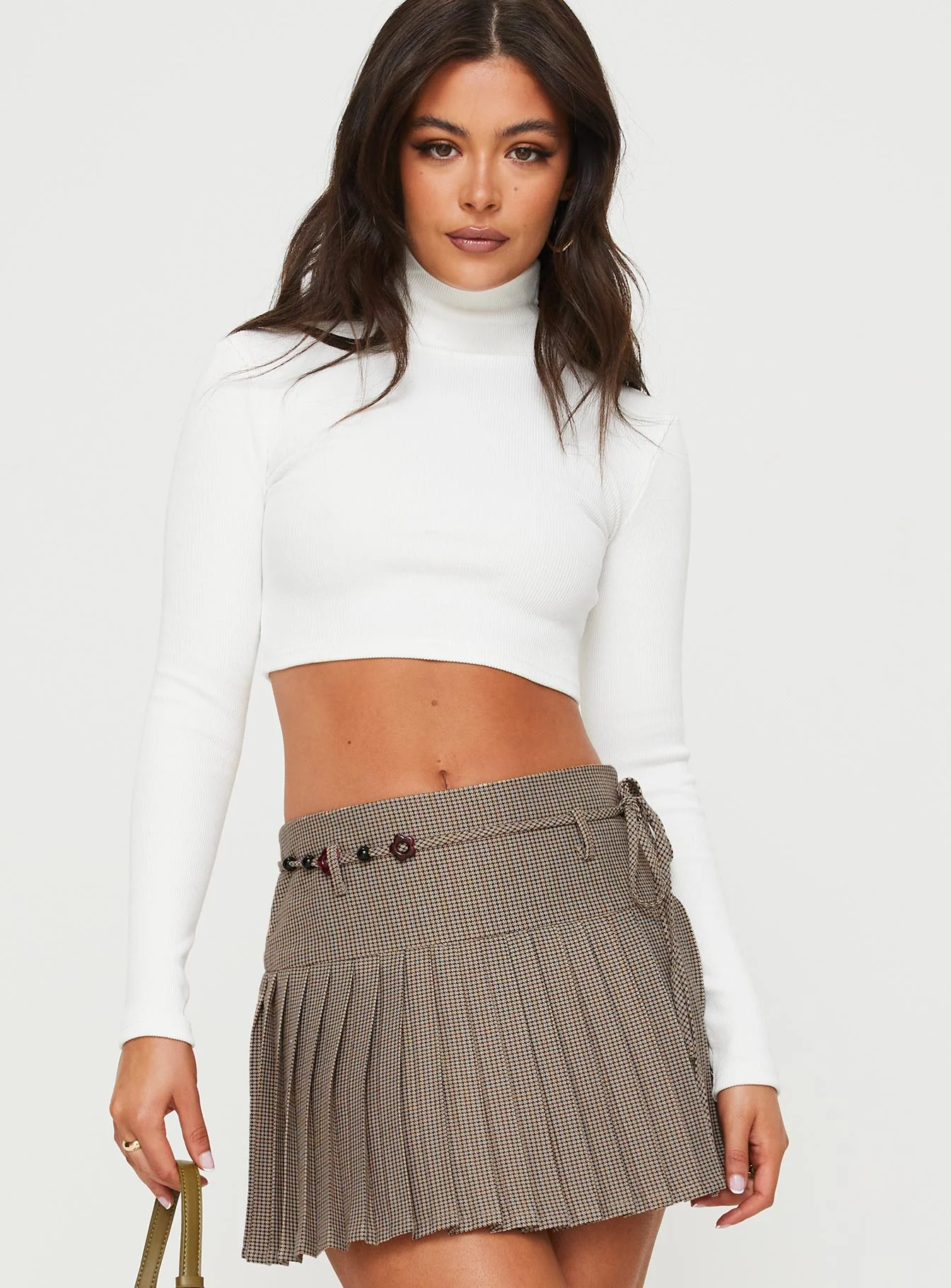 Orrico Long Sleeve Top White