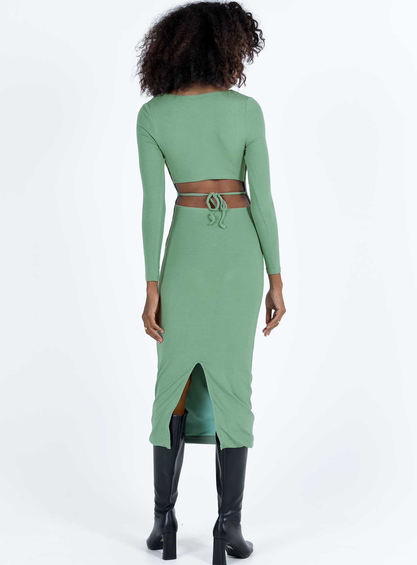 Nolan Midi Dress Green