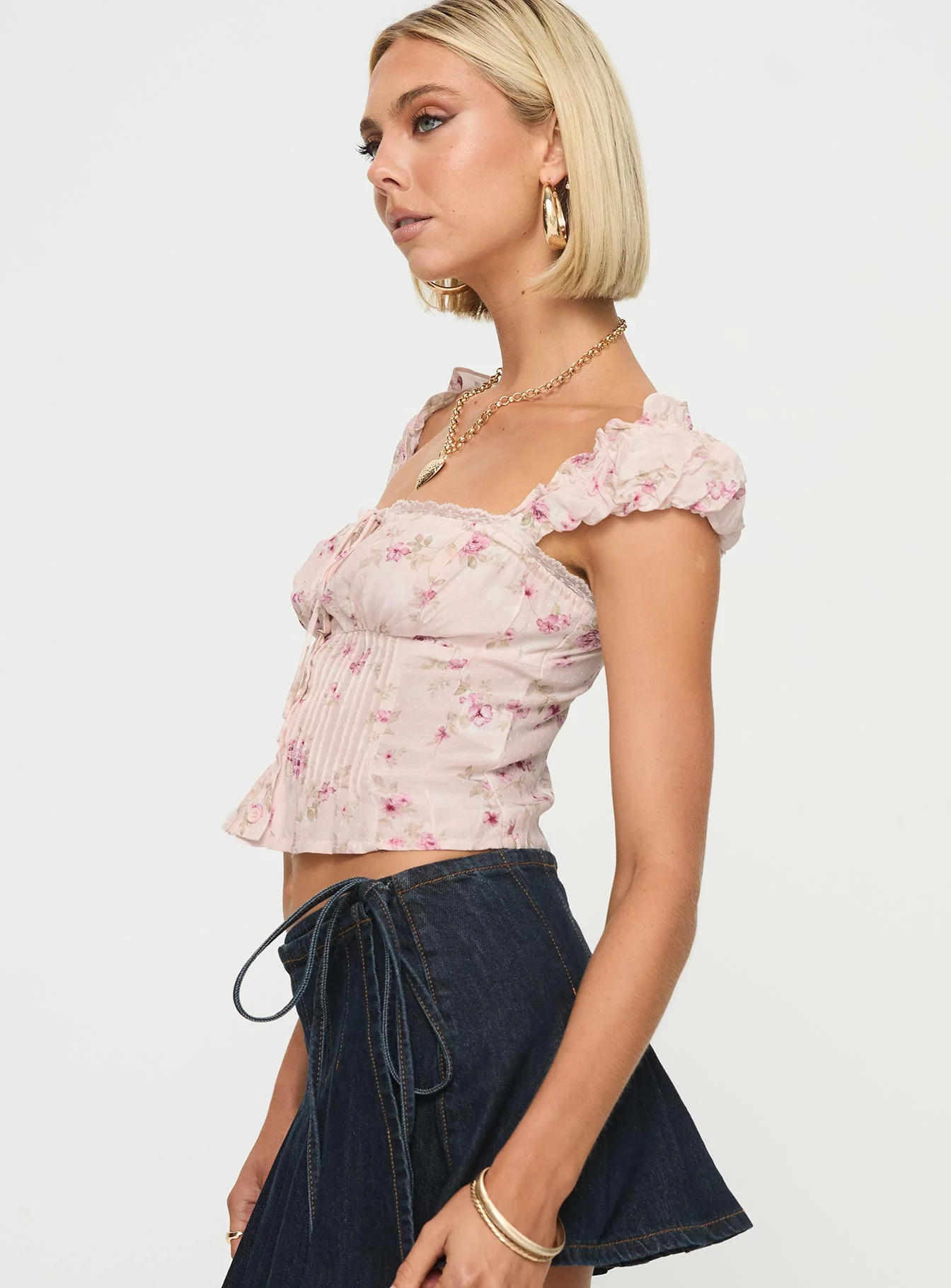Rinza Top Pink Floral