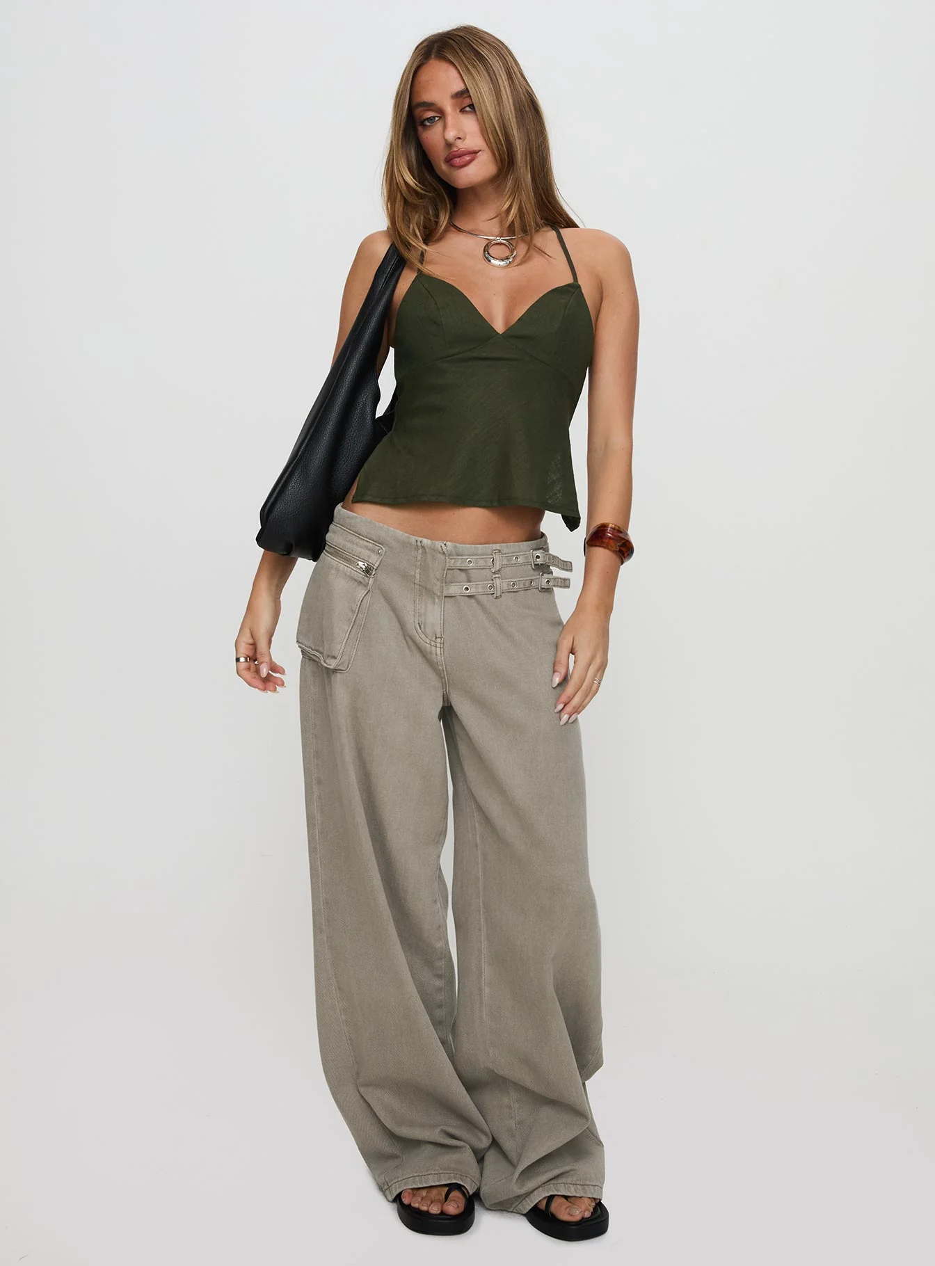 Hopelessly Devoted Top Forest Green