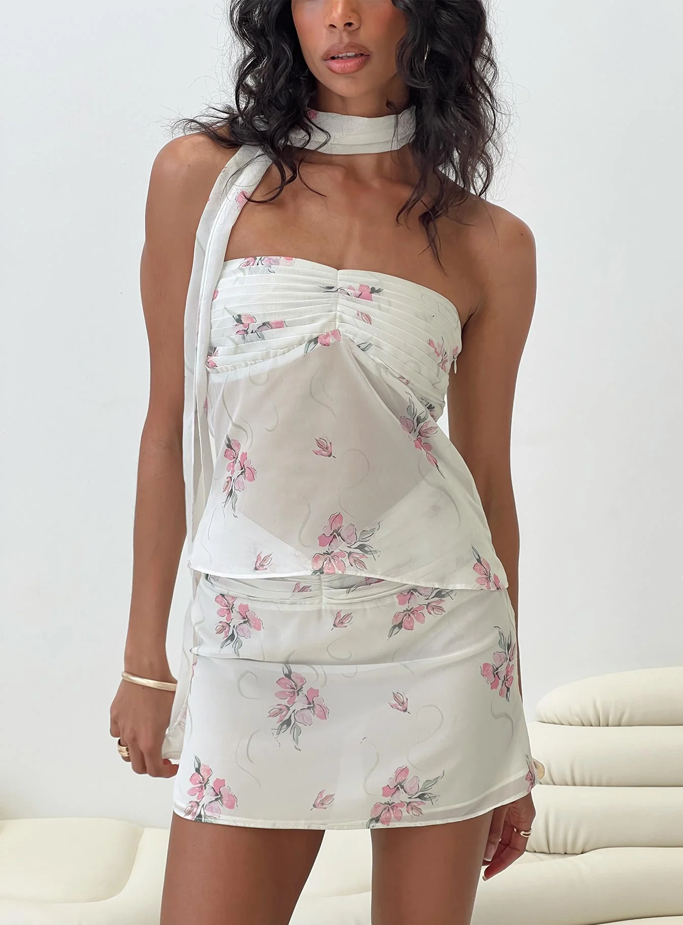 Perrin Mini Skirt Cream