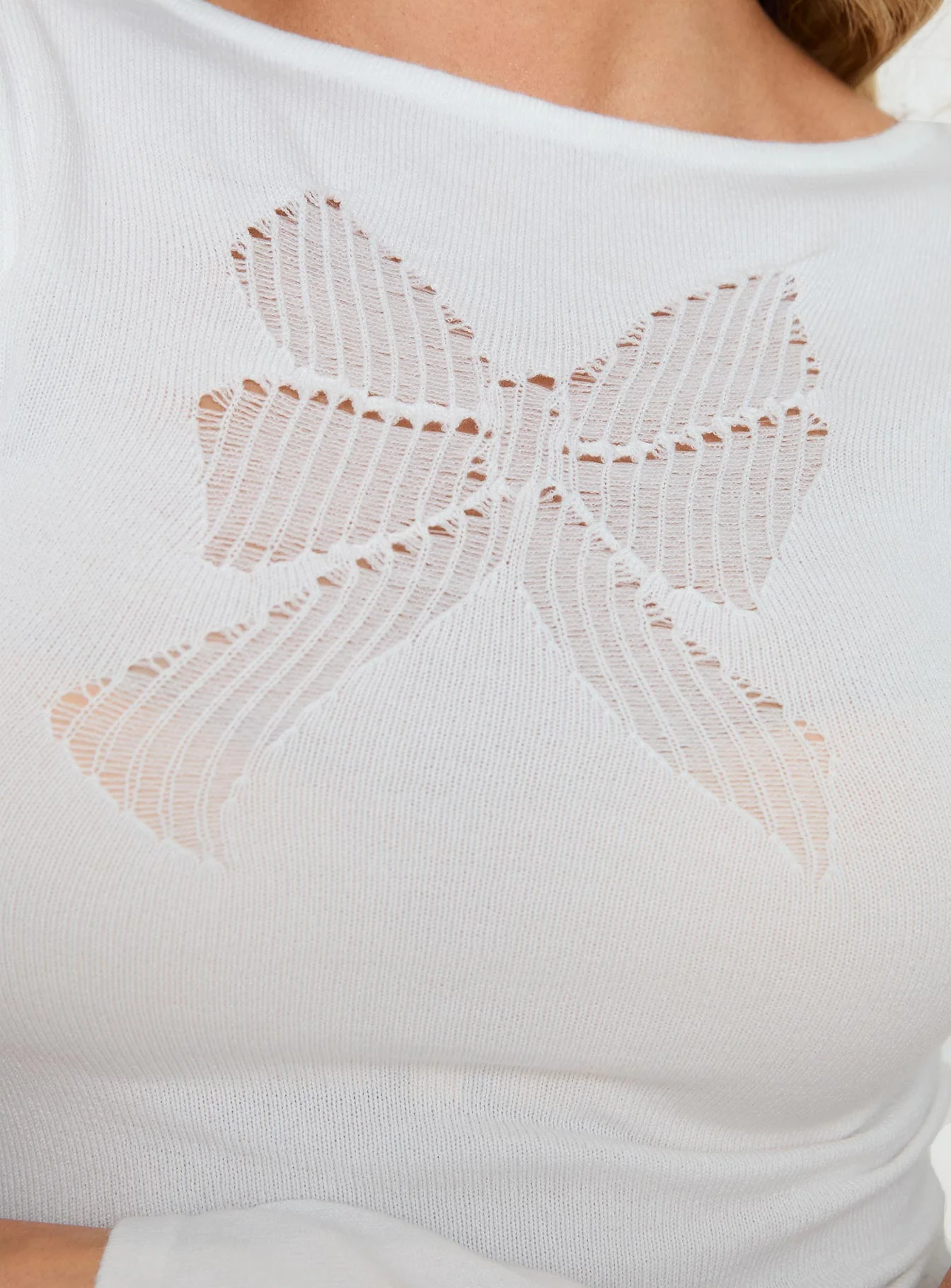 Whitford Long Sleeve Top White