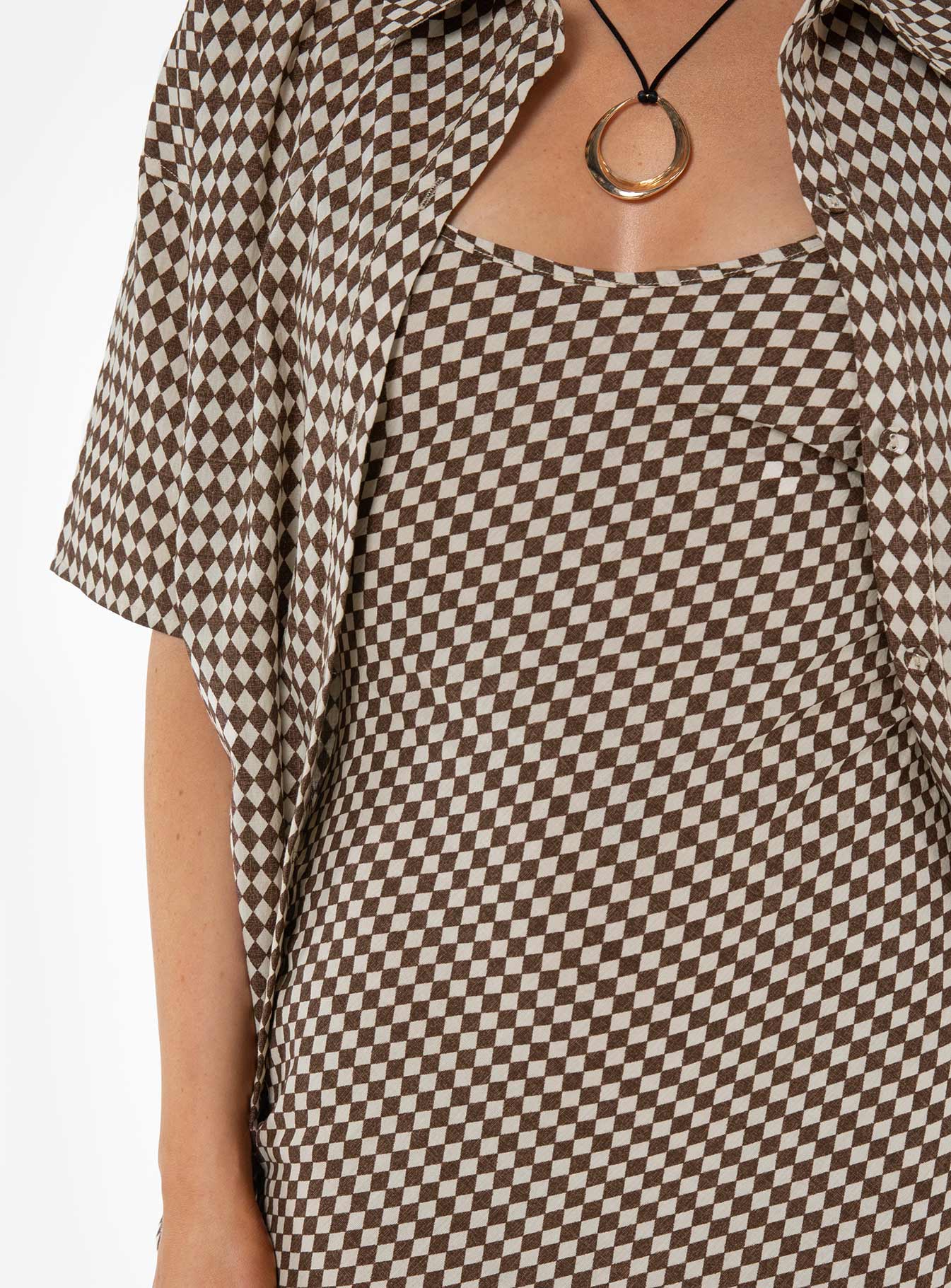 Otillie Maxi Set Brown / White