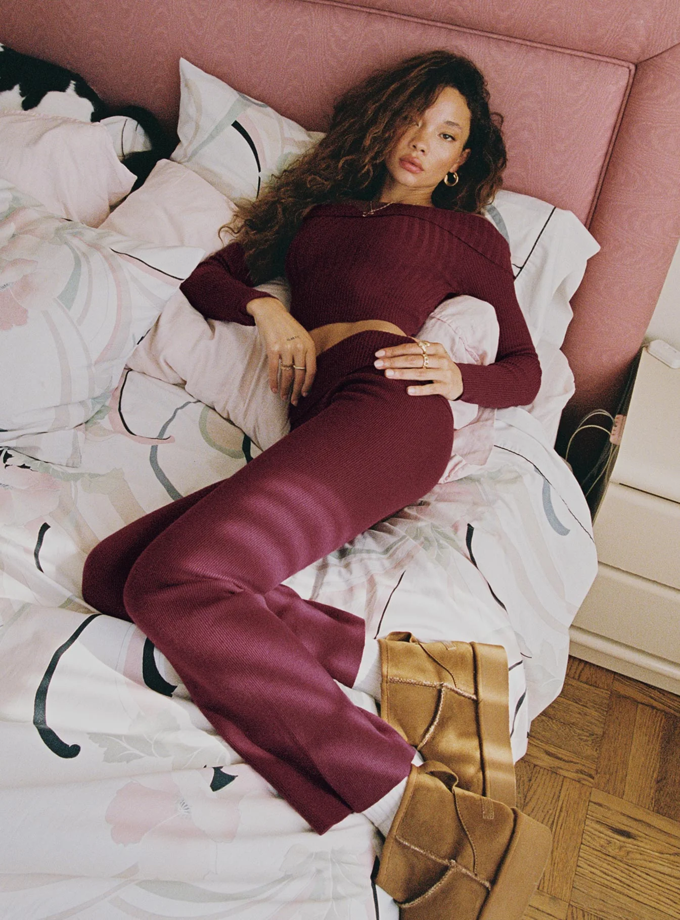 Westaway Pants Burgundy