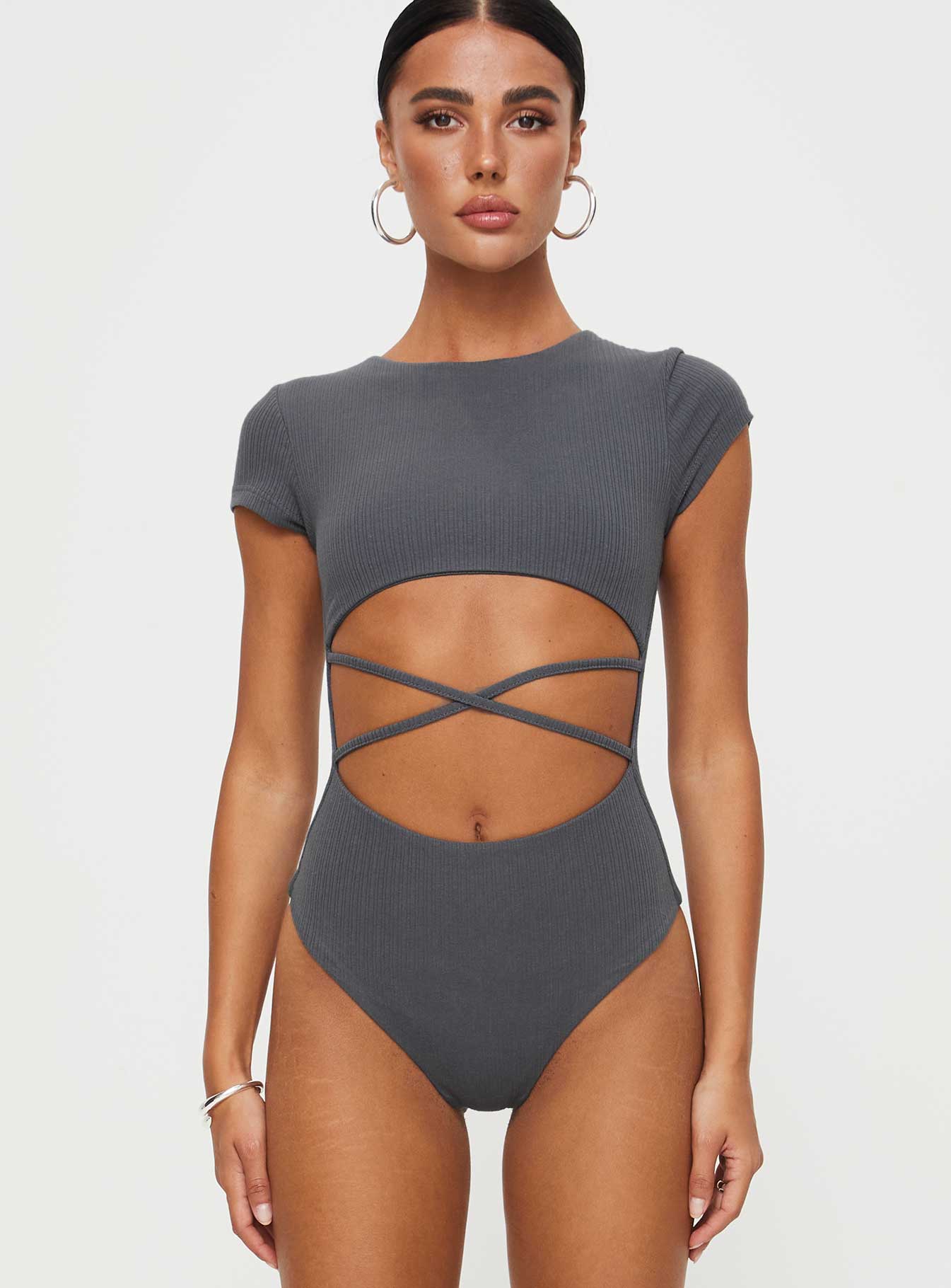 Nicola Bodysuit Slate