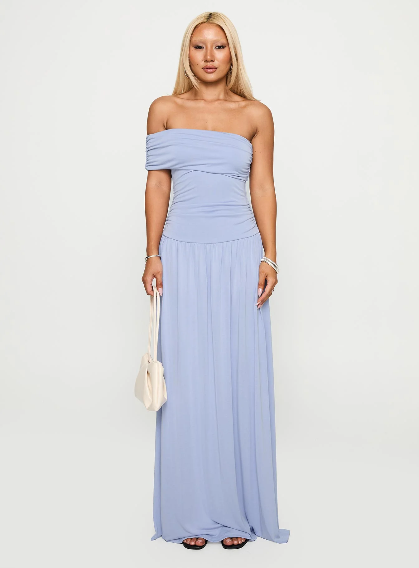 Decadence Strapless Maxi Dress Lilac