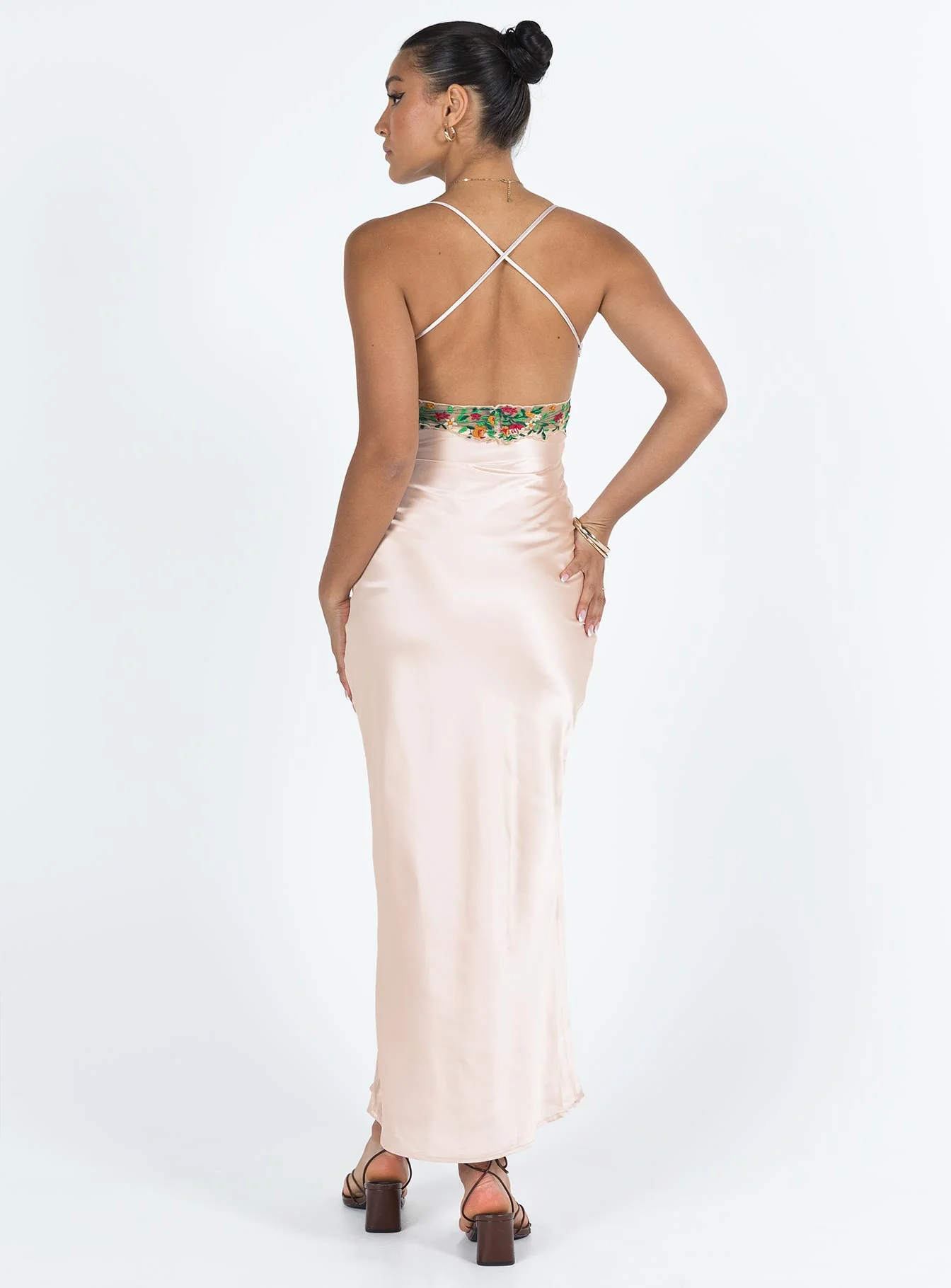 Sadelle Maxi Dress Champagne