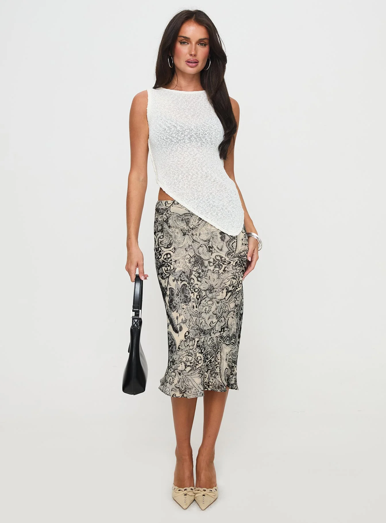 Andromeda Knit Top Ivory