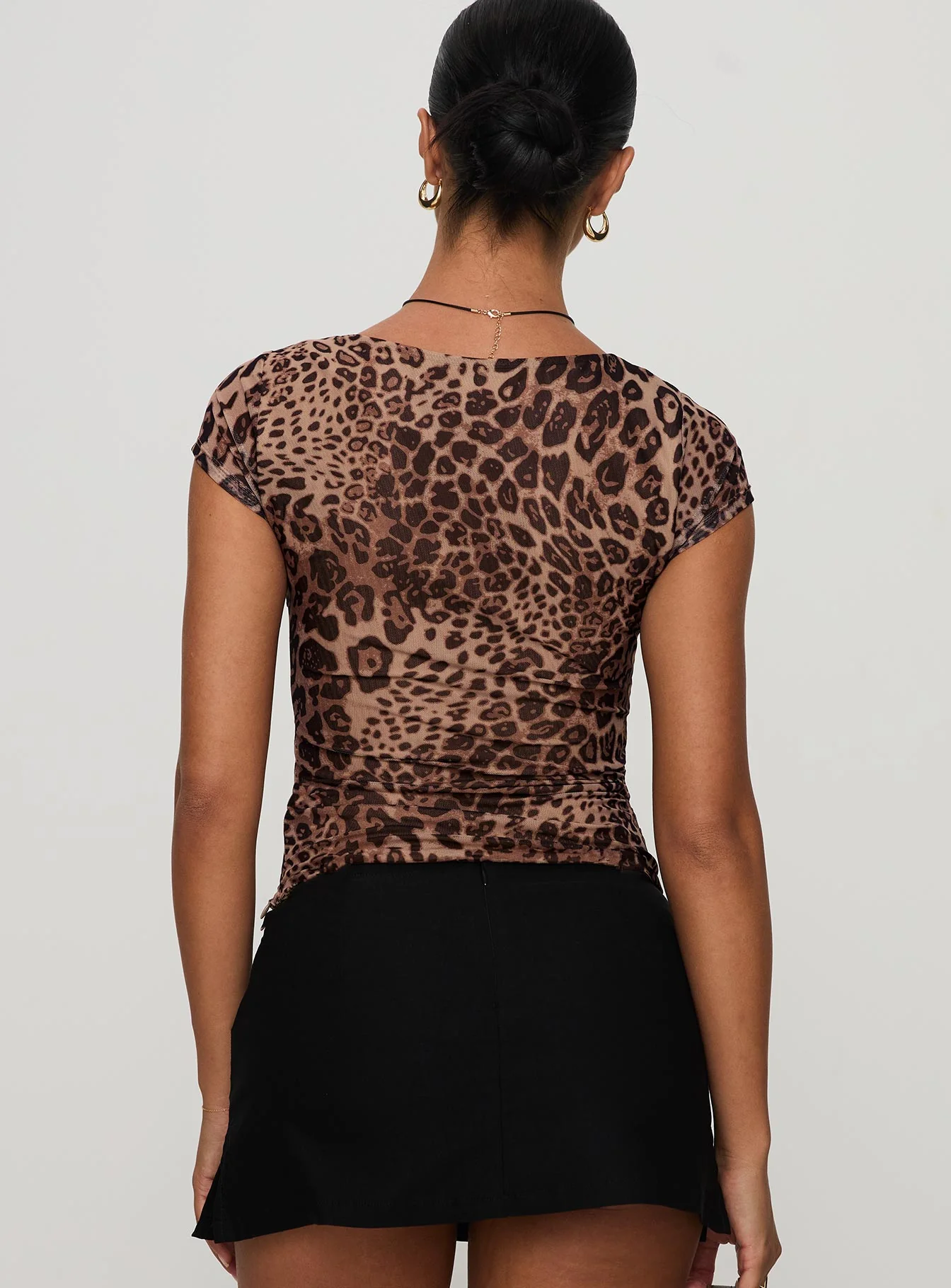 Nerys Top Leopard