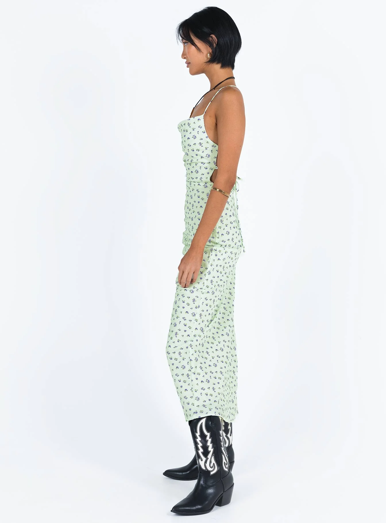 Malabar Maxi Dress Mint / Floral