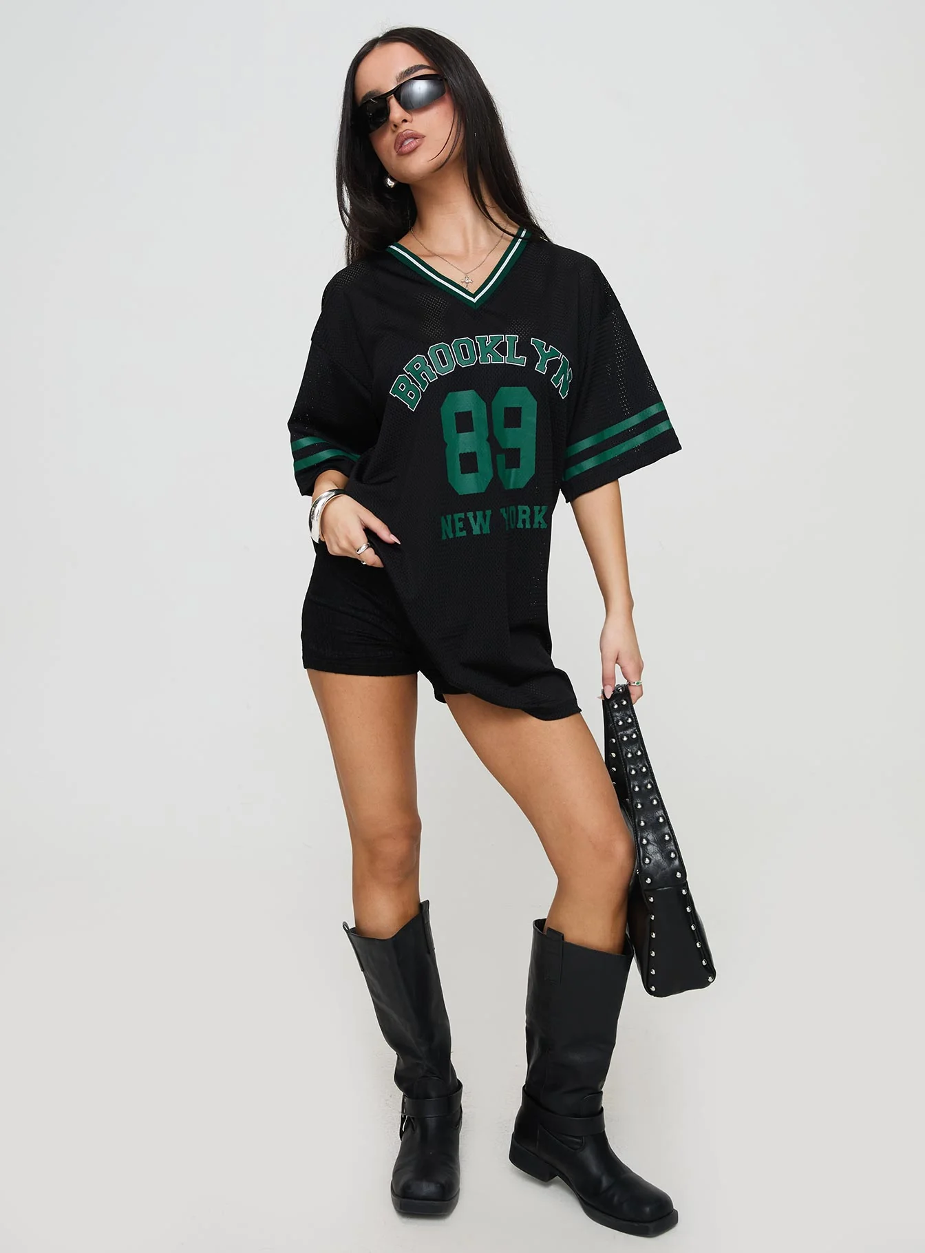 Michail Jersey Mini Dress Green