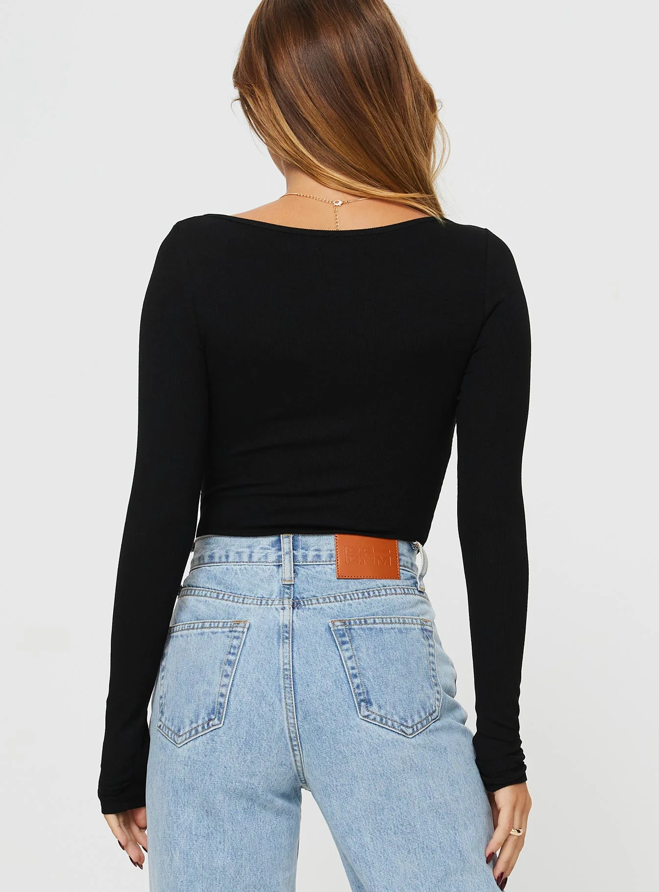 Ballard Long Sleeve Bodysuit Black