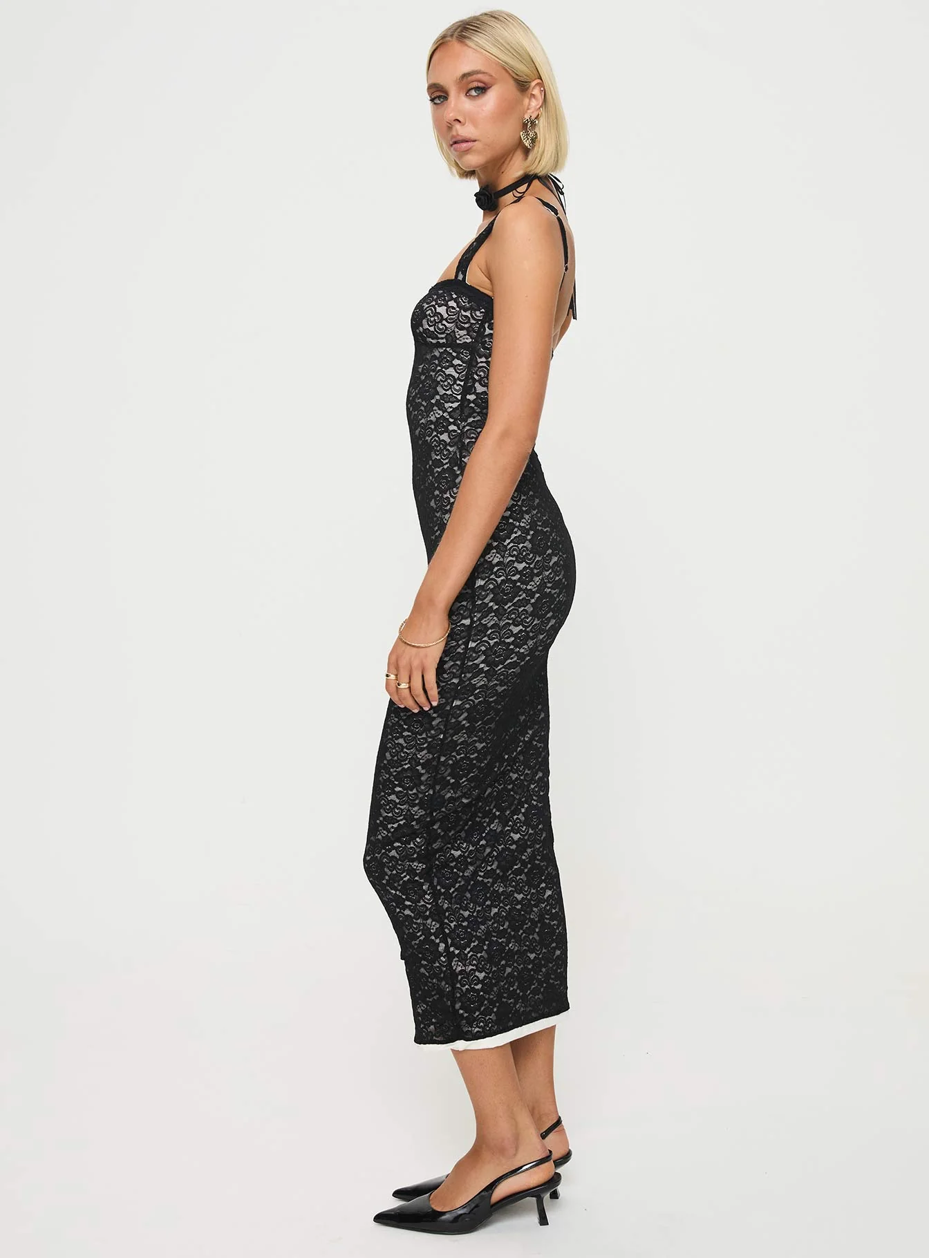 Fire Away Maxi Dress Black