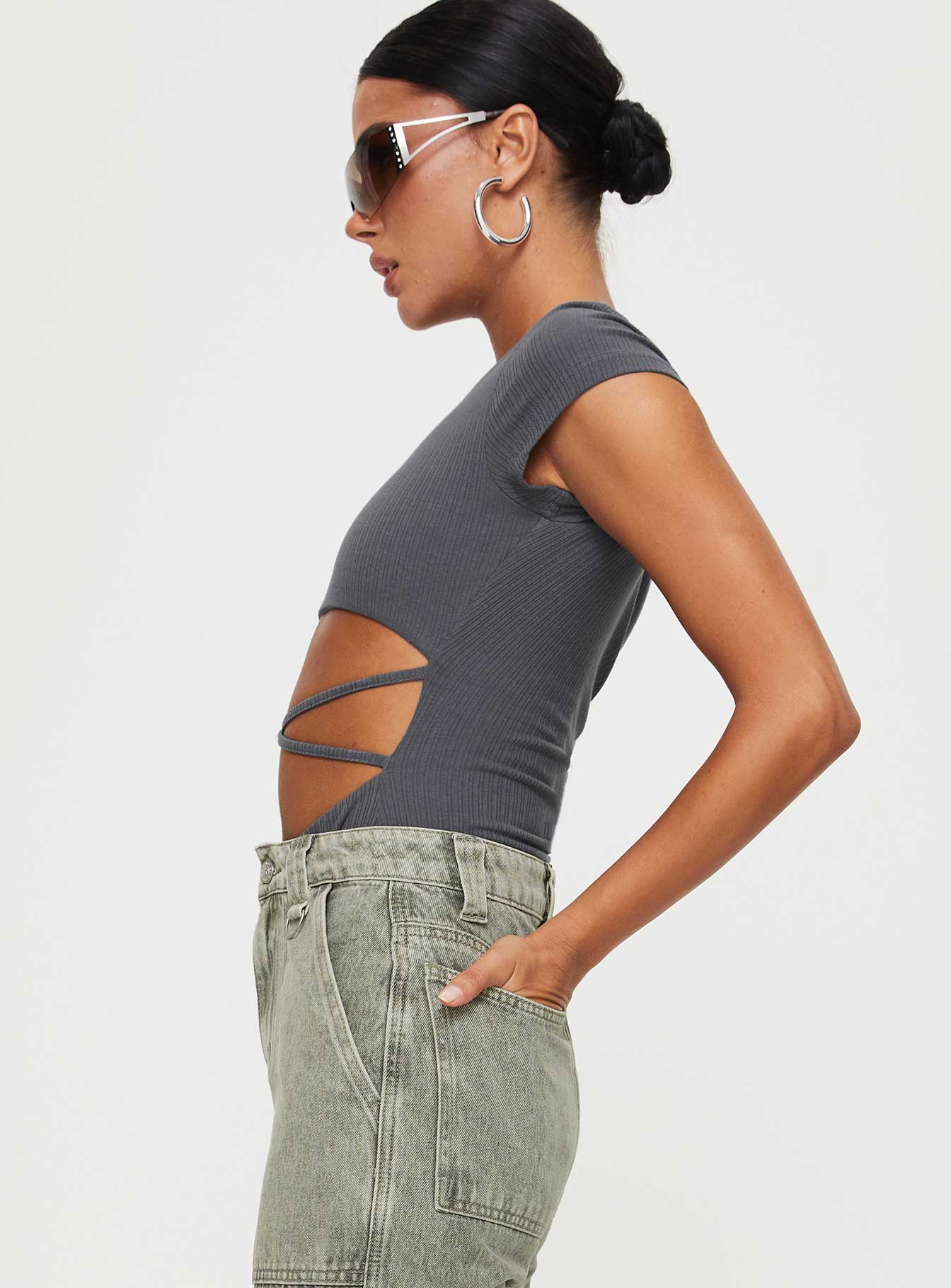 Nicola Bodysuit Slate