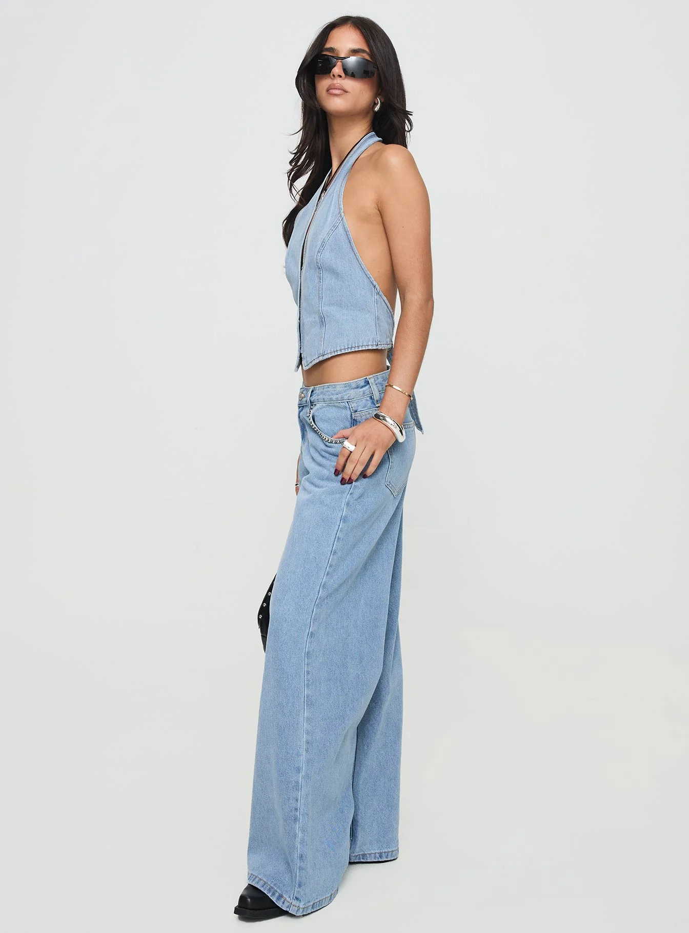 Pearlisle Baggy Jeans Light Wash