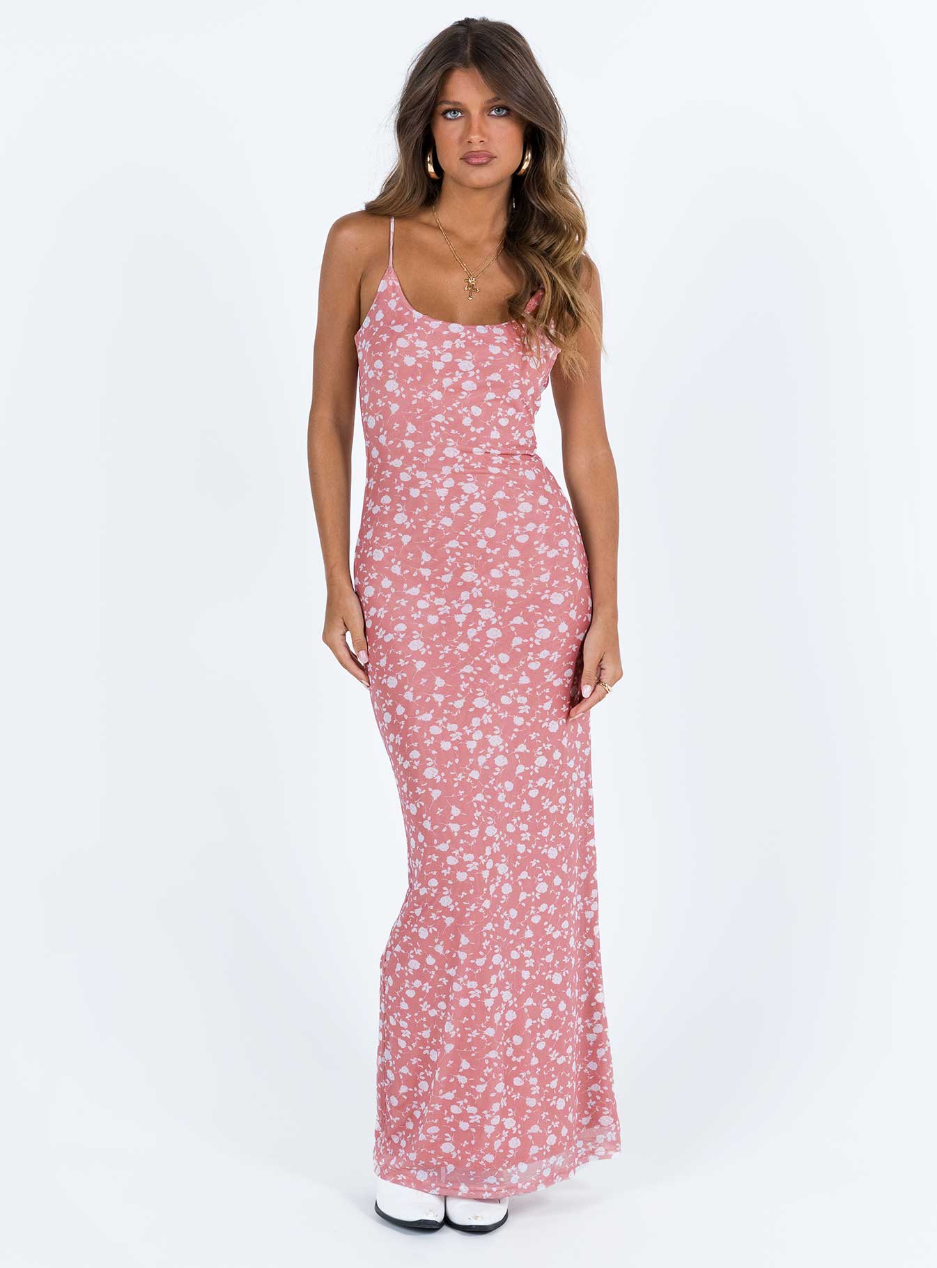 Knox Maxi Dress Pink Floral