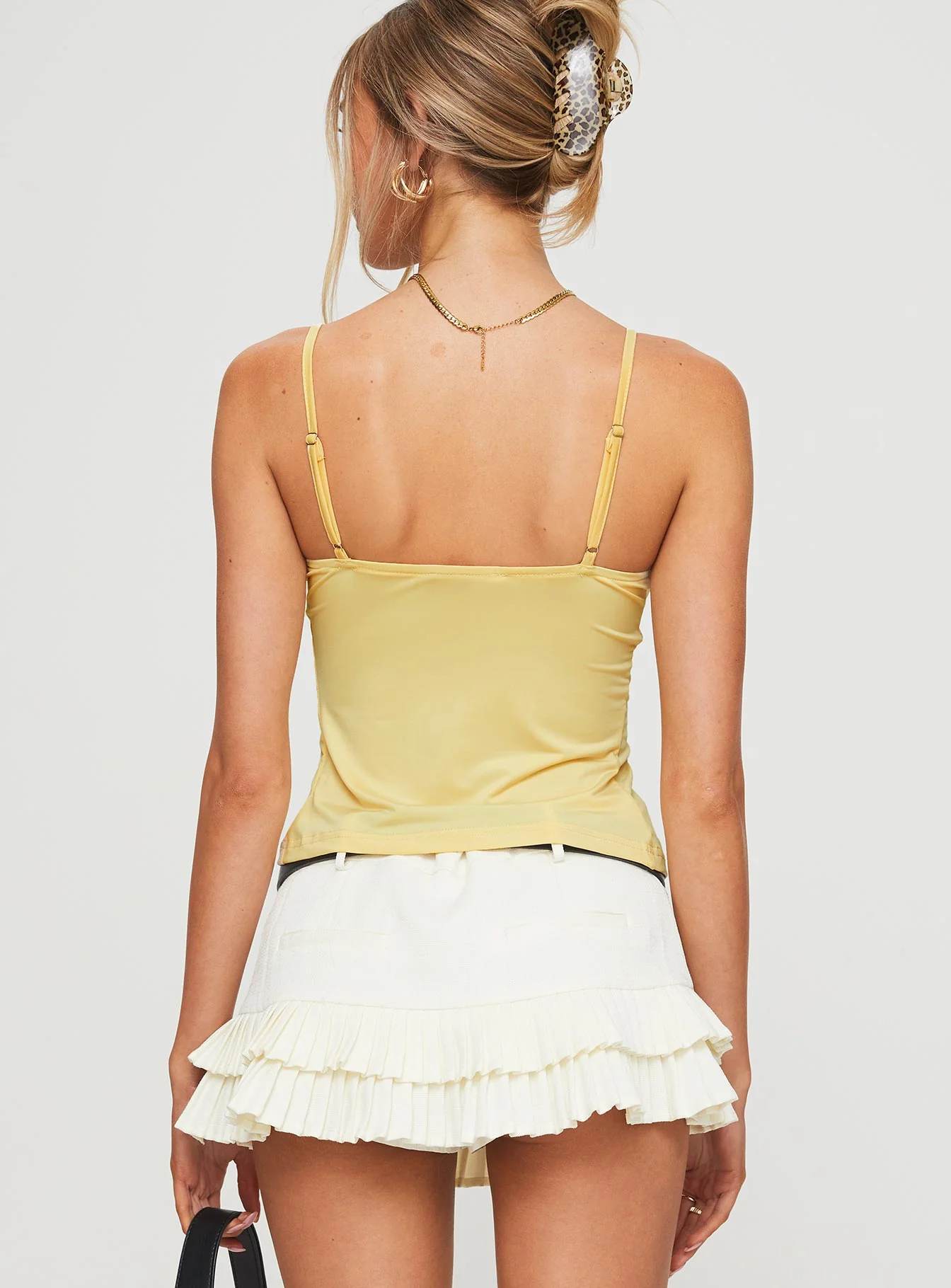 Marcio Lace Top Yellow