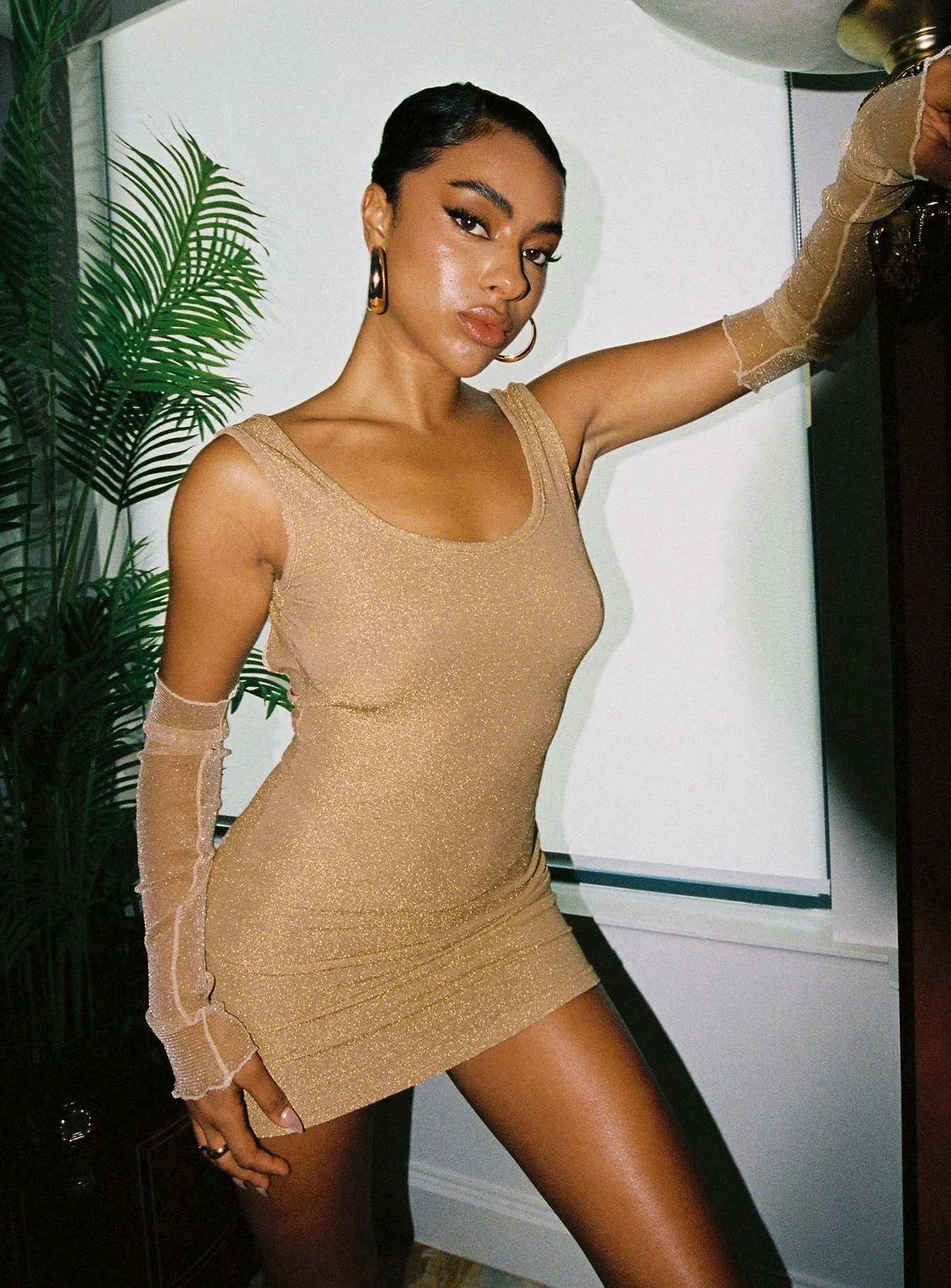 Lirella Mini Dress Beige