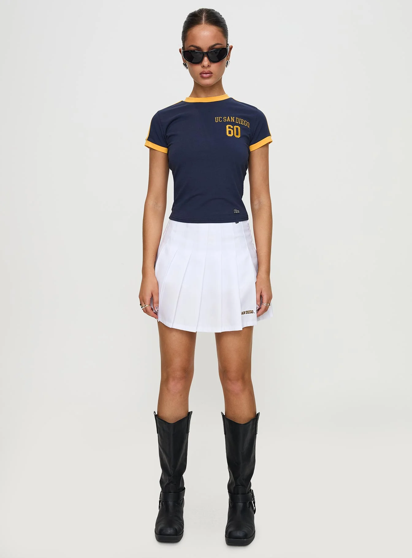 UCSD Goalie Baby Tee Navy